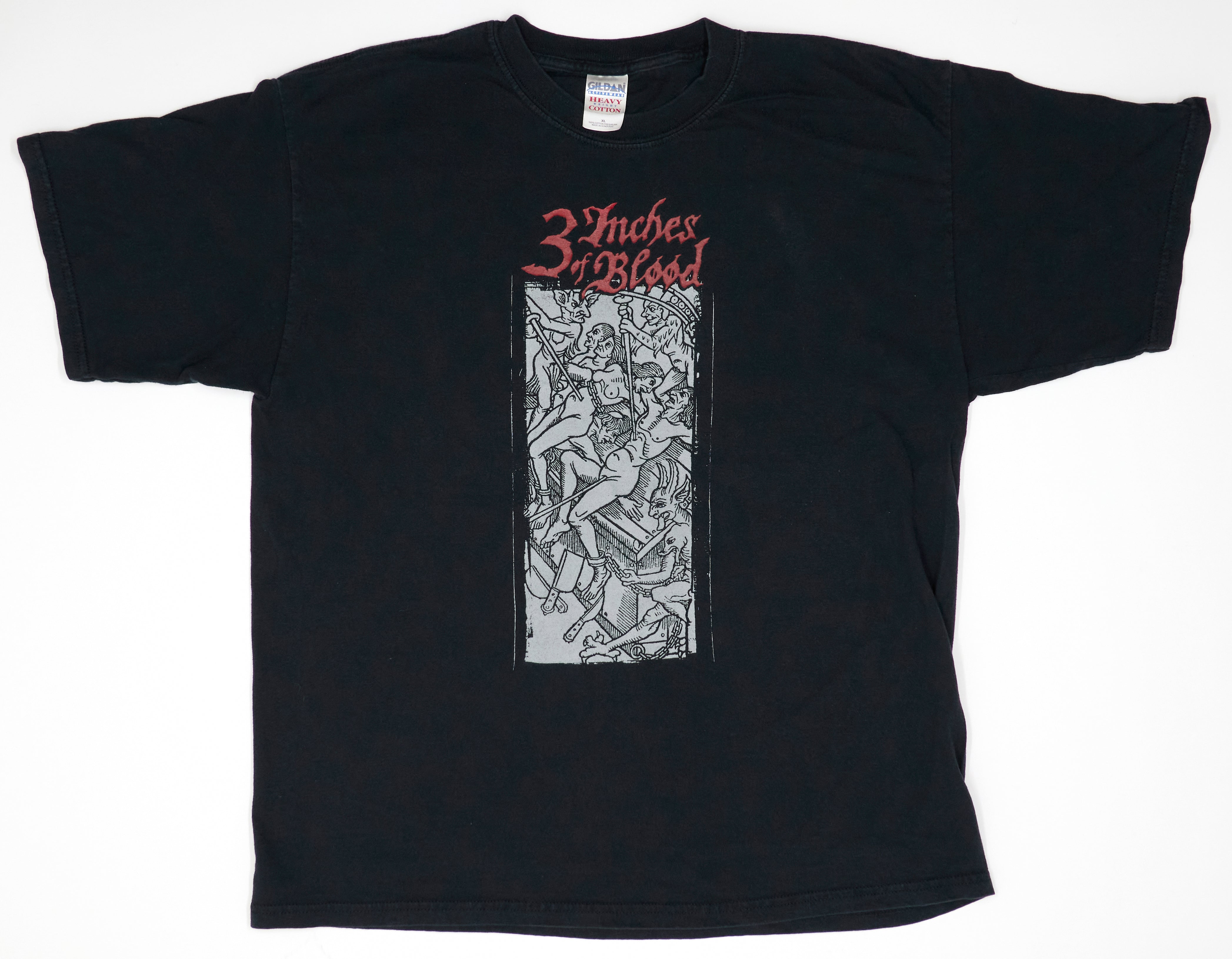 3 Inches Of Blood – Advance And Vanquish 2004 Tour Shirt Size XL