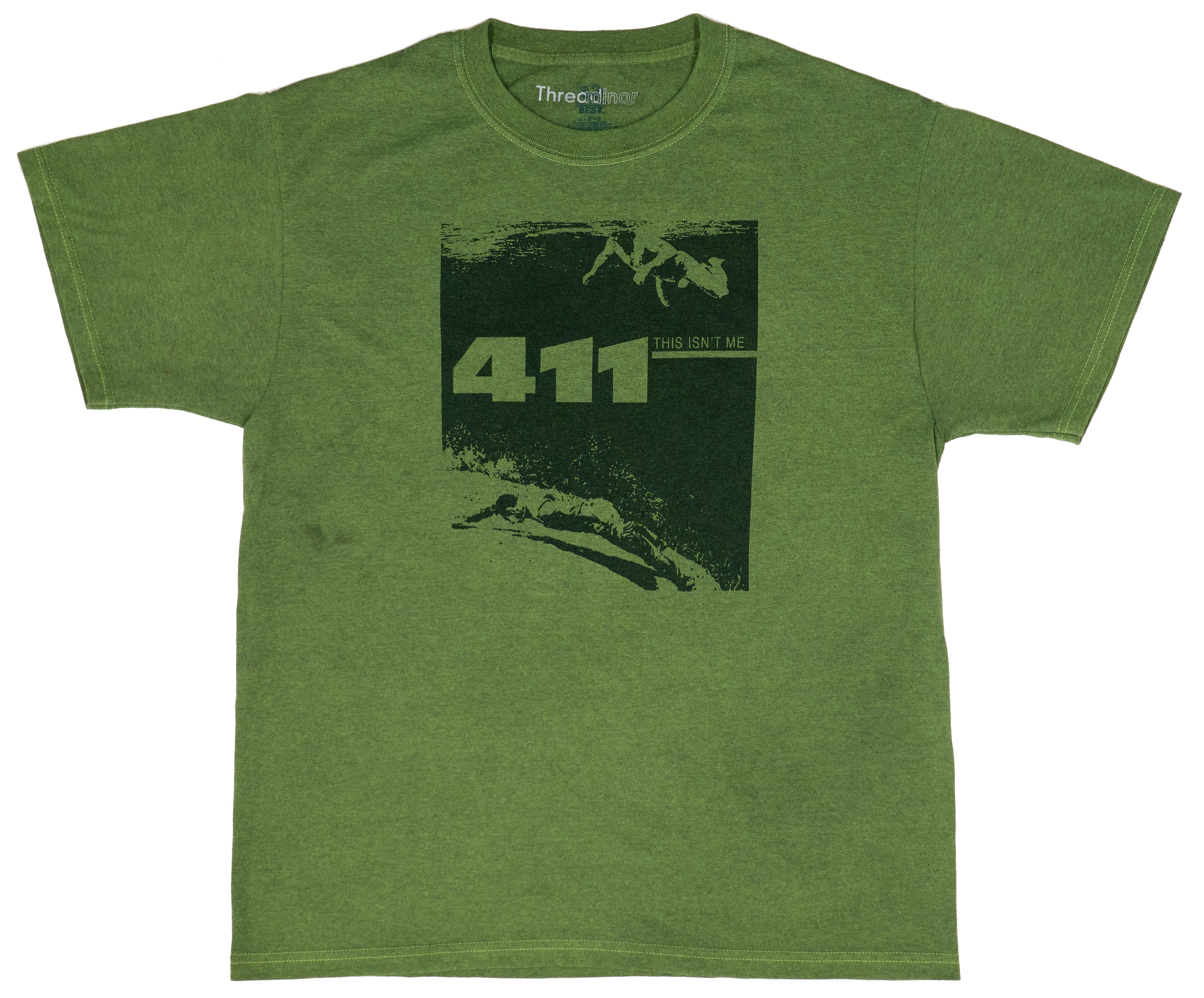 411 - This Isn't Me 1991 Flipside Ad (Bootlegged By Me) Shirt Size Large