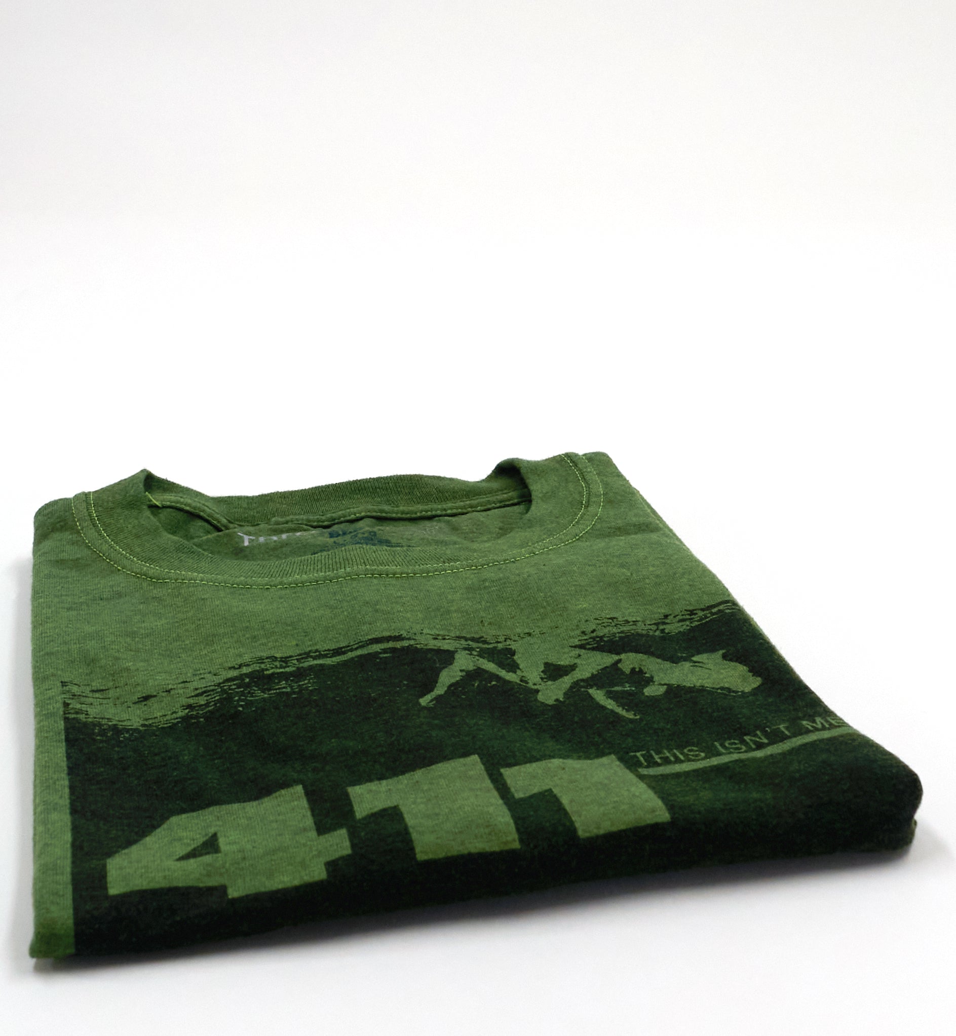 411 - This Isn't Me 1991 Flipside Ad (Bootlegged By Me) Shirt Size Large