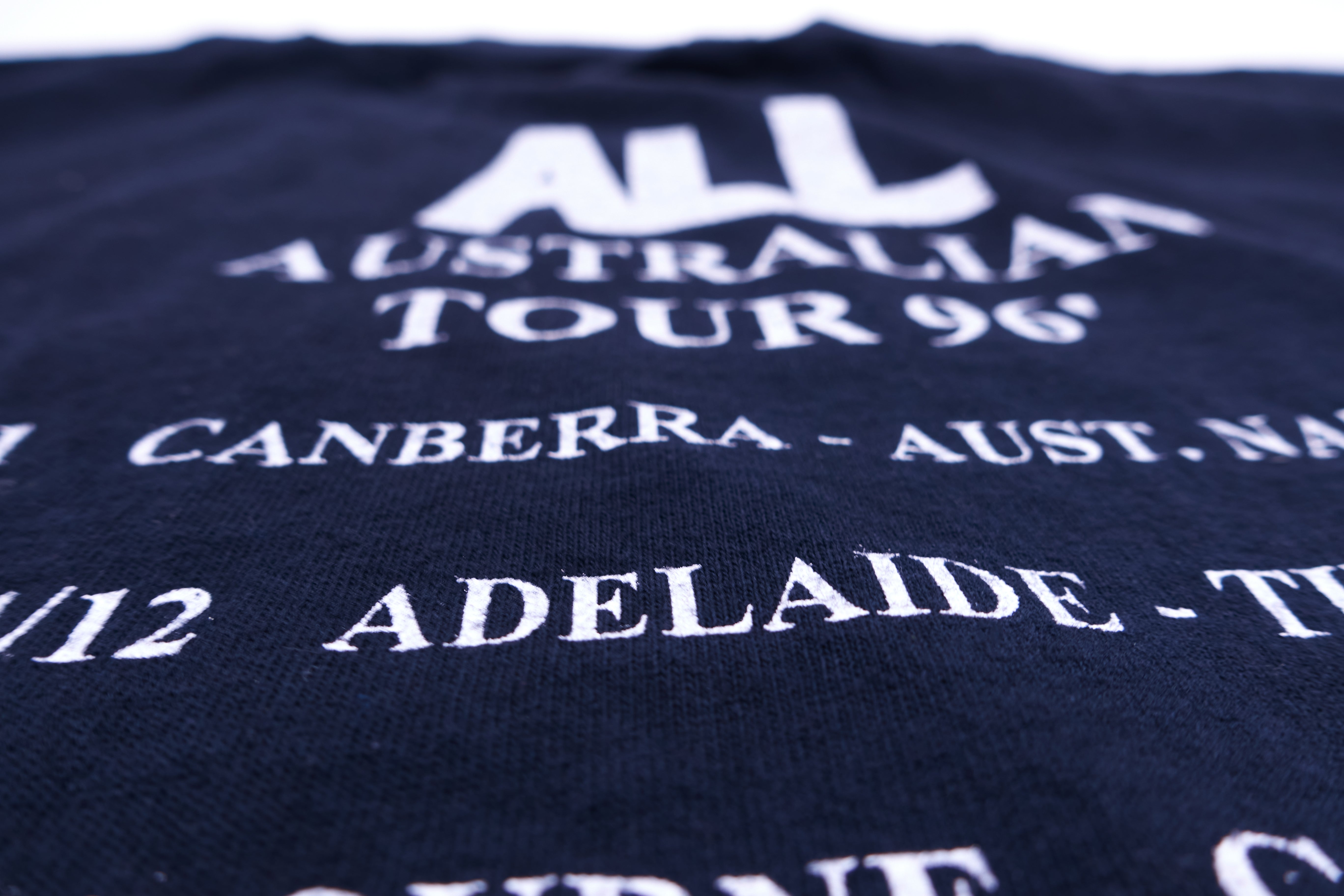 ALL - Pummel 1996 Australian Tour Shirt Size XL