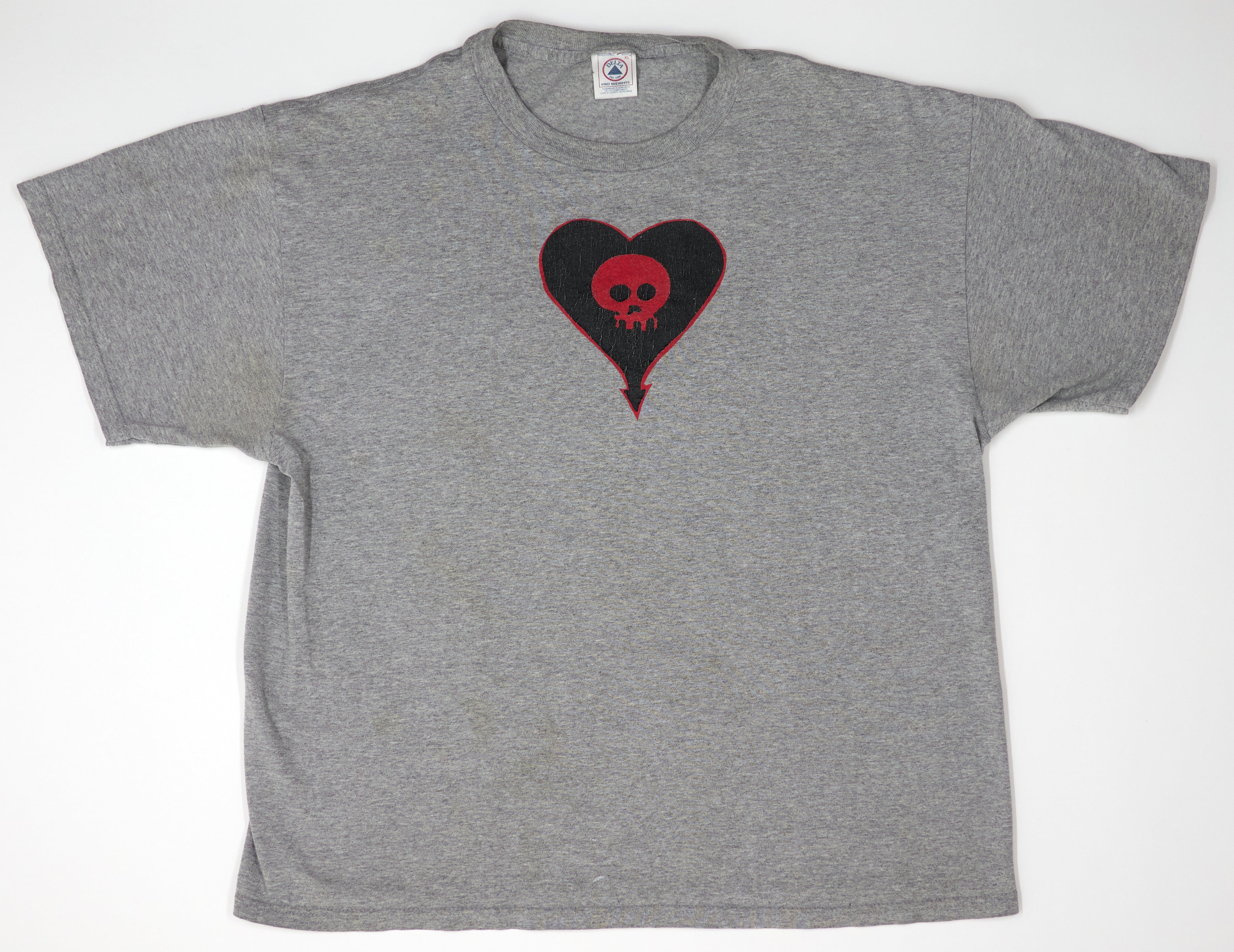 Alkaline Trio – Skull Heart From Here To Infirmary 2001 Tour Shirt Size XL