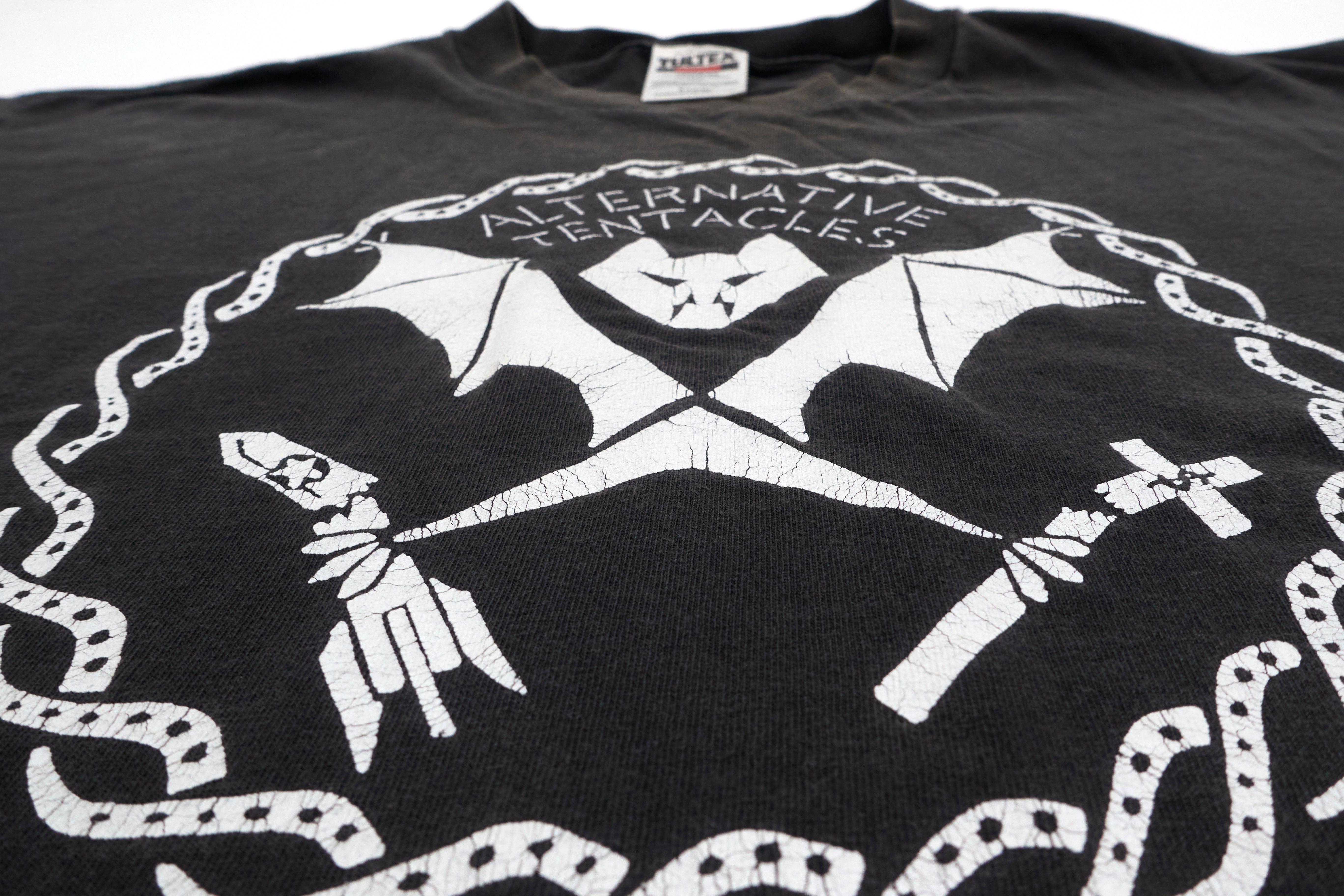 Alternative Tentacles – Giving Art A Bad Name Since 1979 Winston Smith Bat 90's Tultex Shirt Size XL