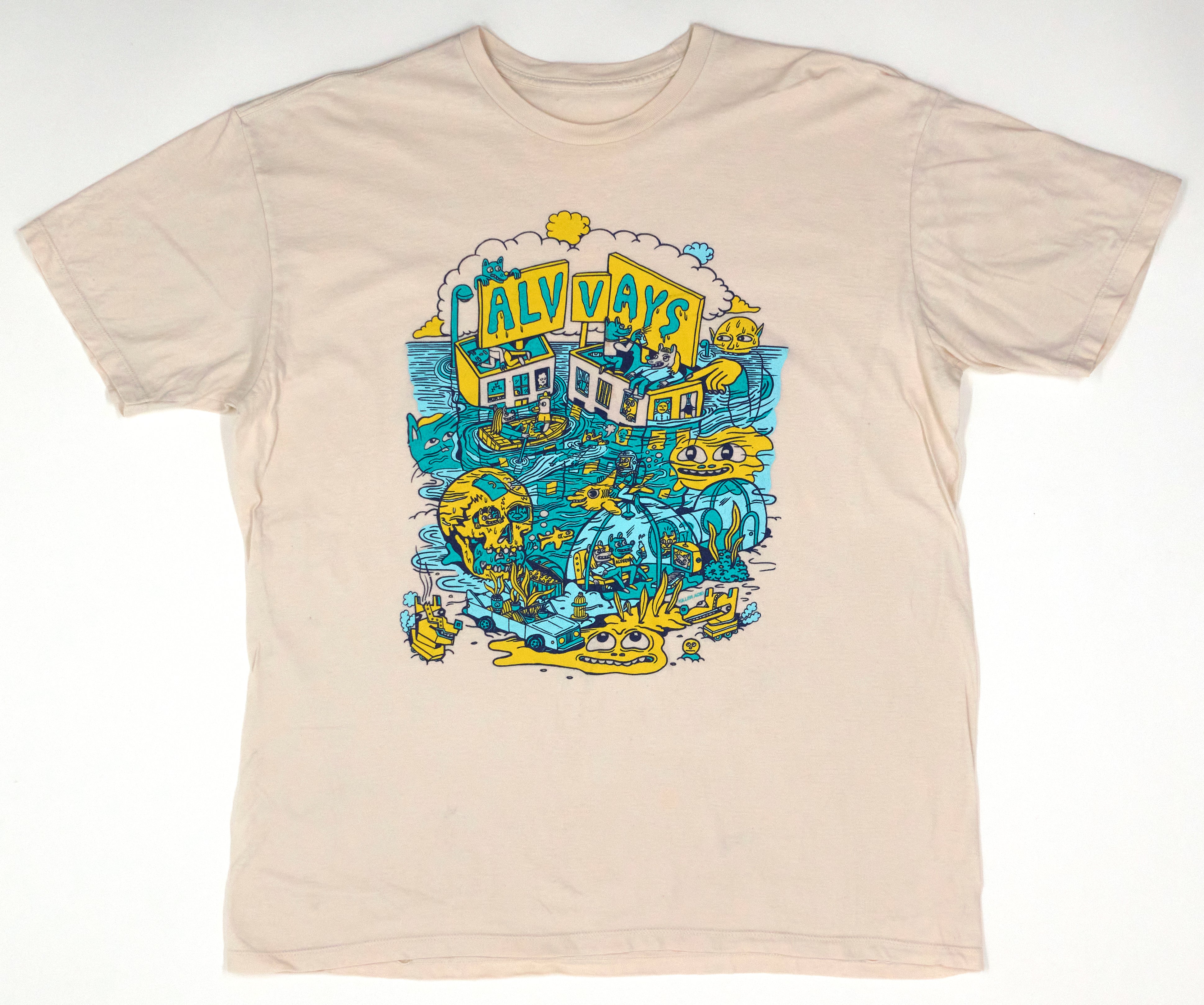 Alvvays - Killer Acid 2017 Tour Shirt Size Large