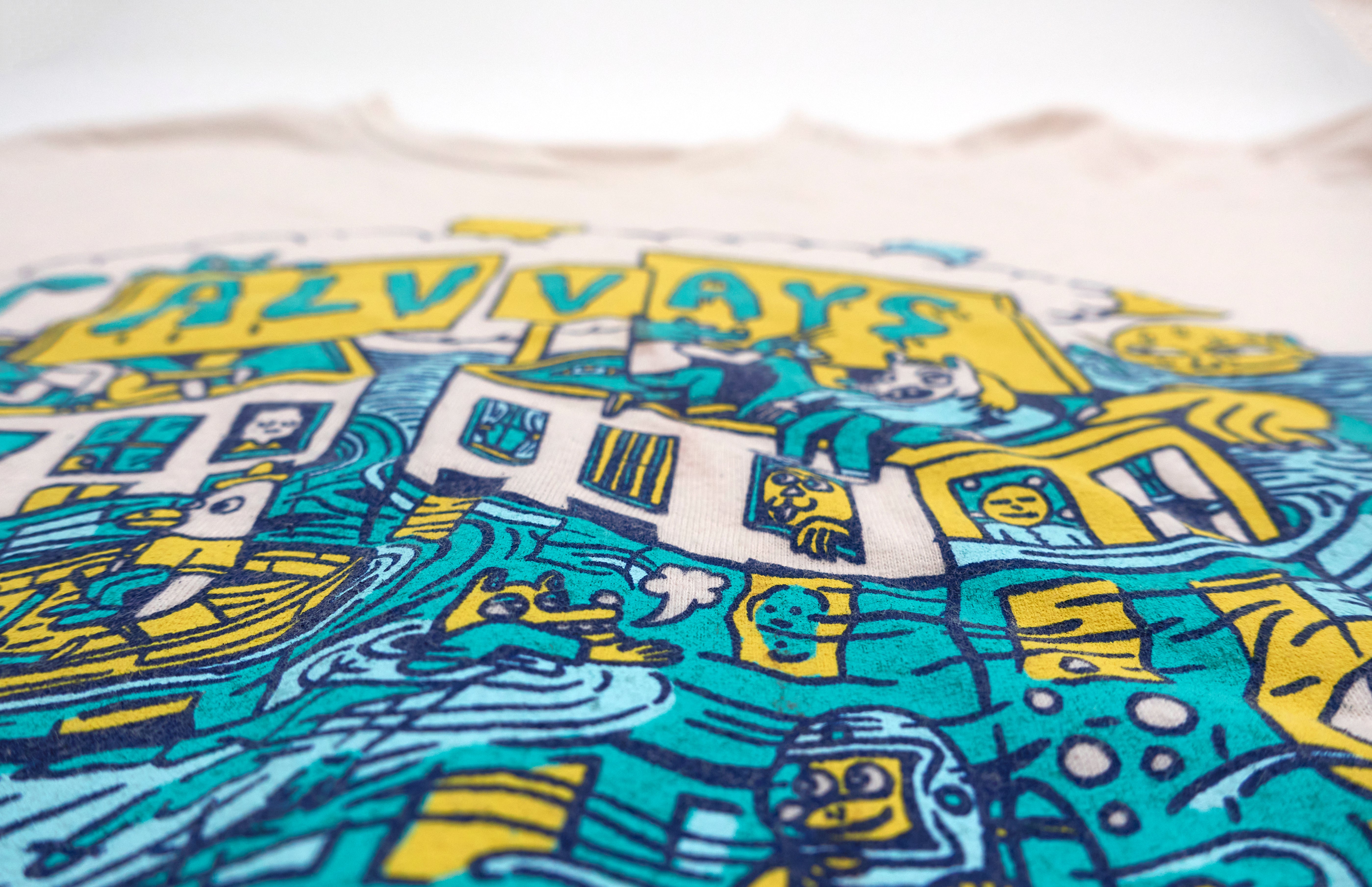 Alvvays - Killer Acid 2017 Tour Shirt Size Large