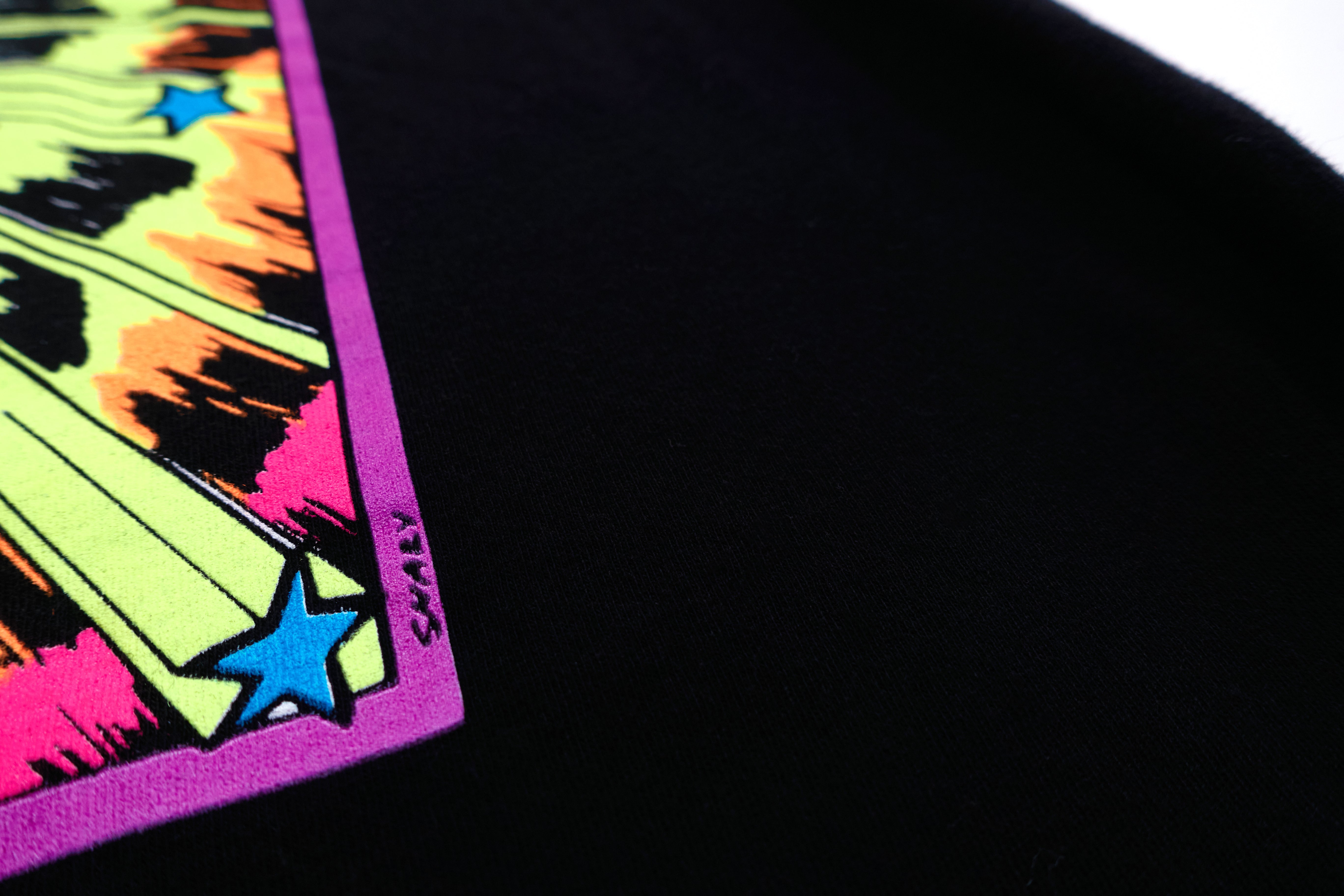 Aquabats - Shary Fluorescent Bat Illustration Tour Shirt Size Medium