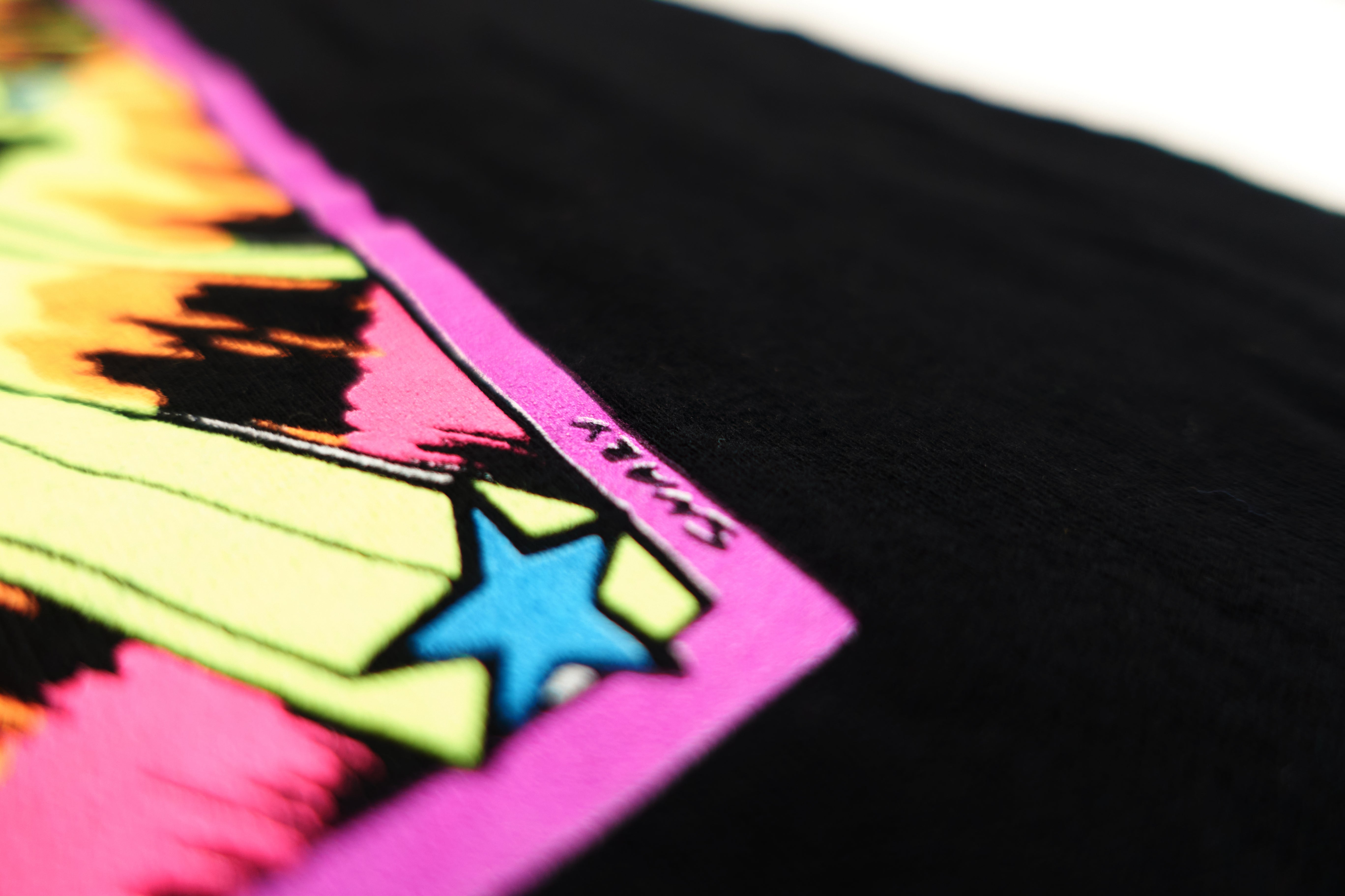 Aquabats - Shary Fluorescent Bat Illustration Tour Shirt Size Small