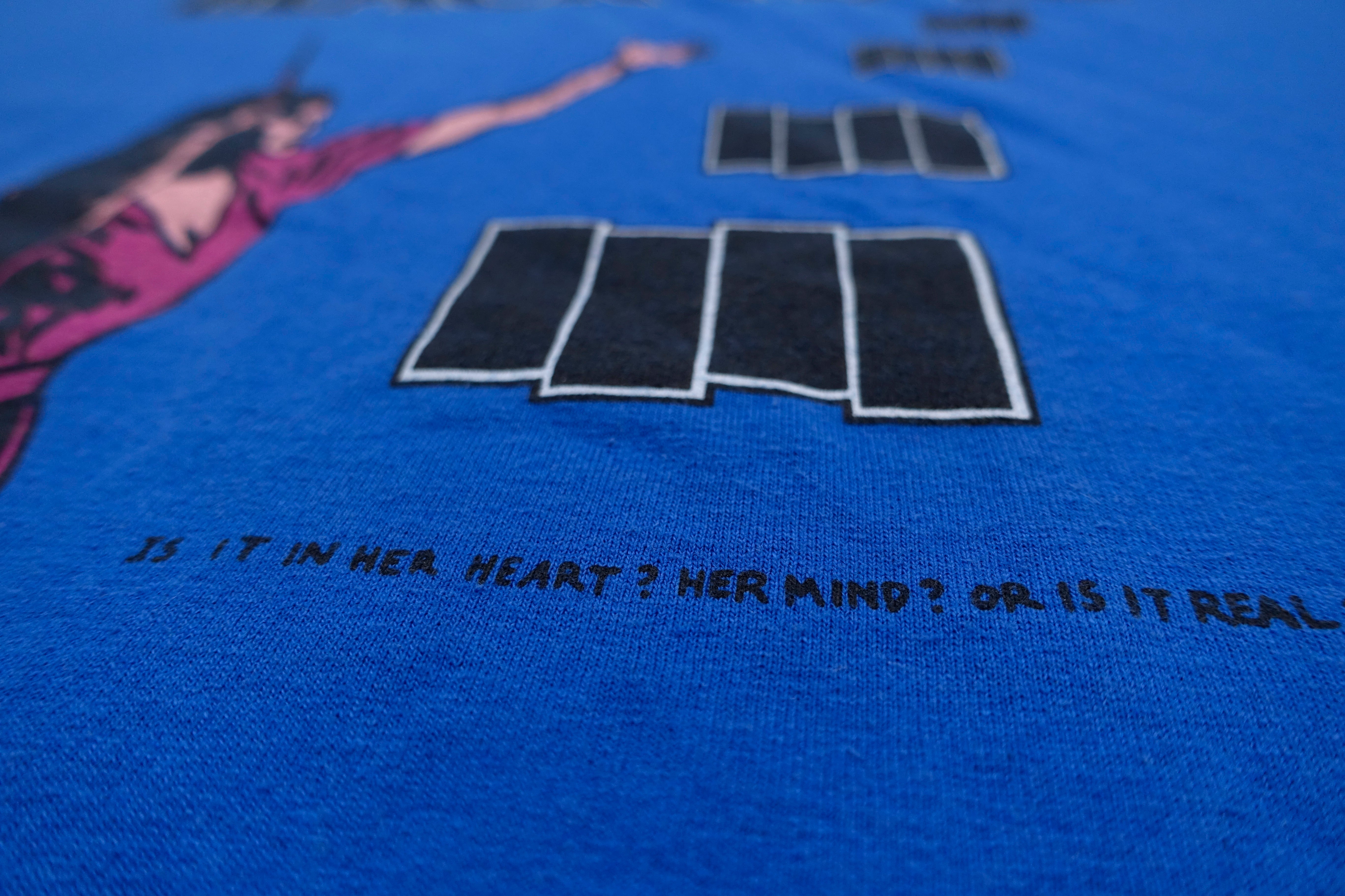 Black Flag - Is It In Her Heart / In My Head 1986 Tour Shirt (Bootleg By Me) Size Large