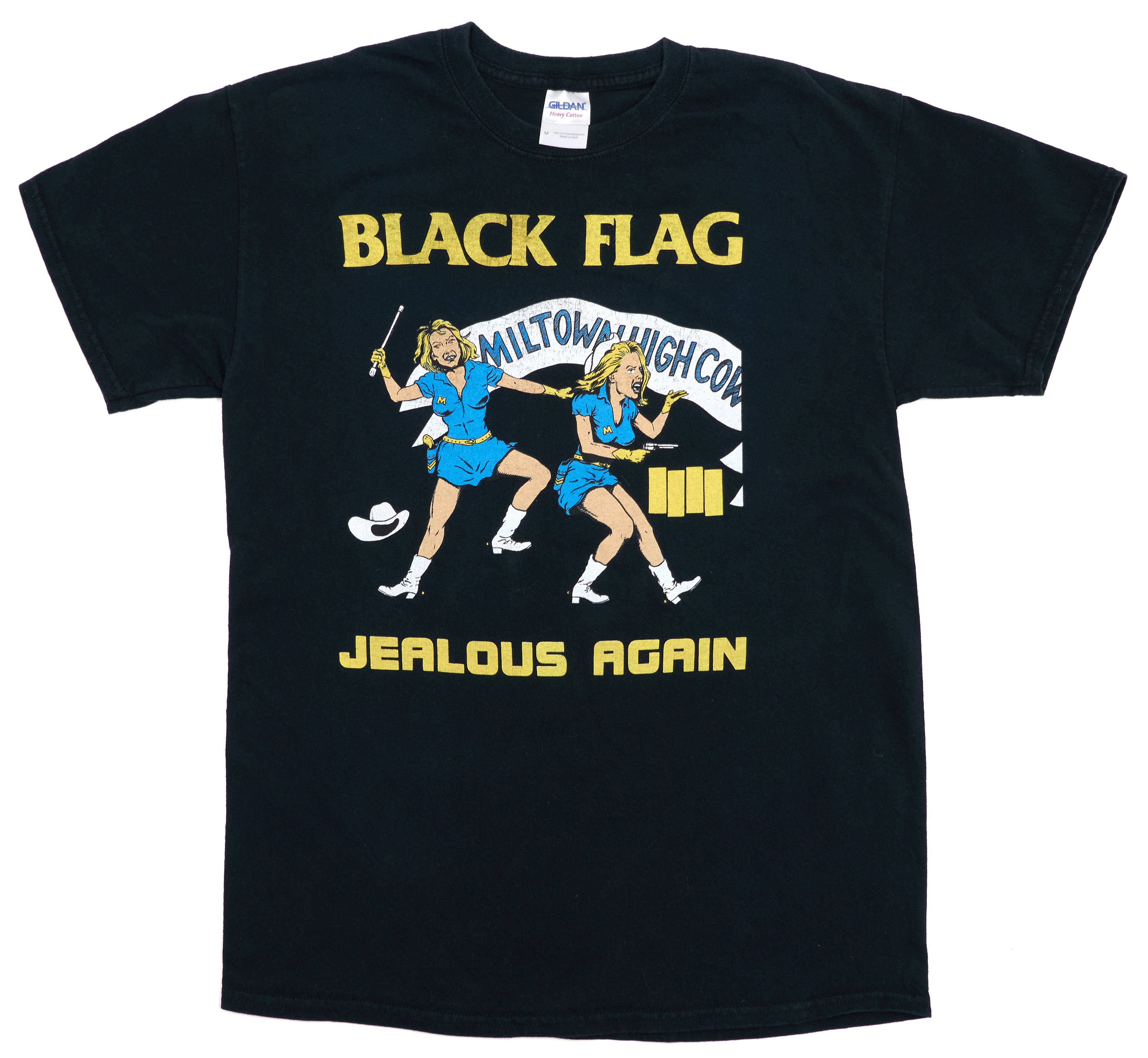 Black Flag - Jealous Again 00's Tour Shirt Size Medium Black