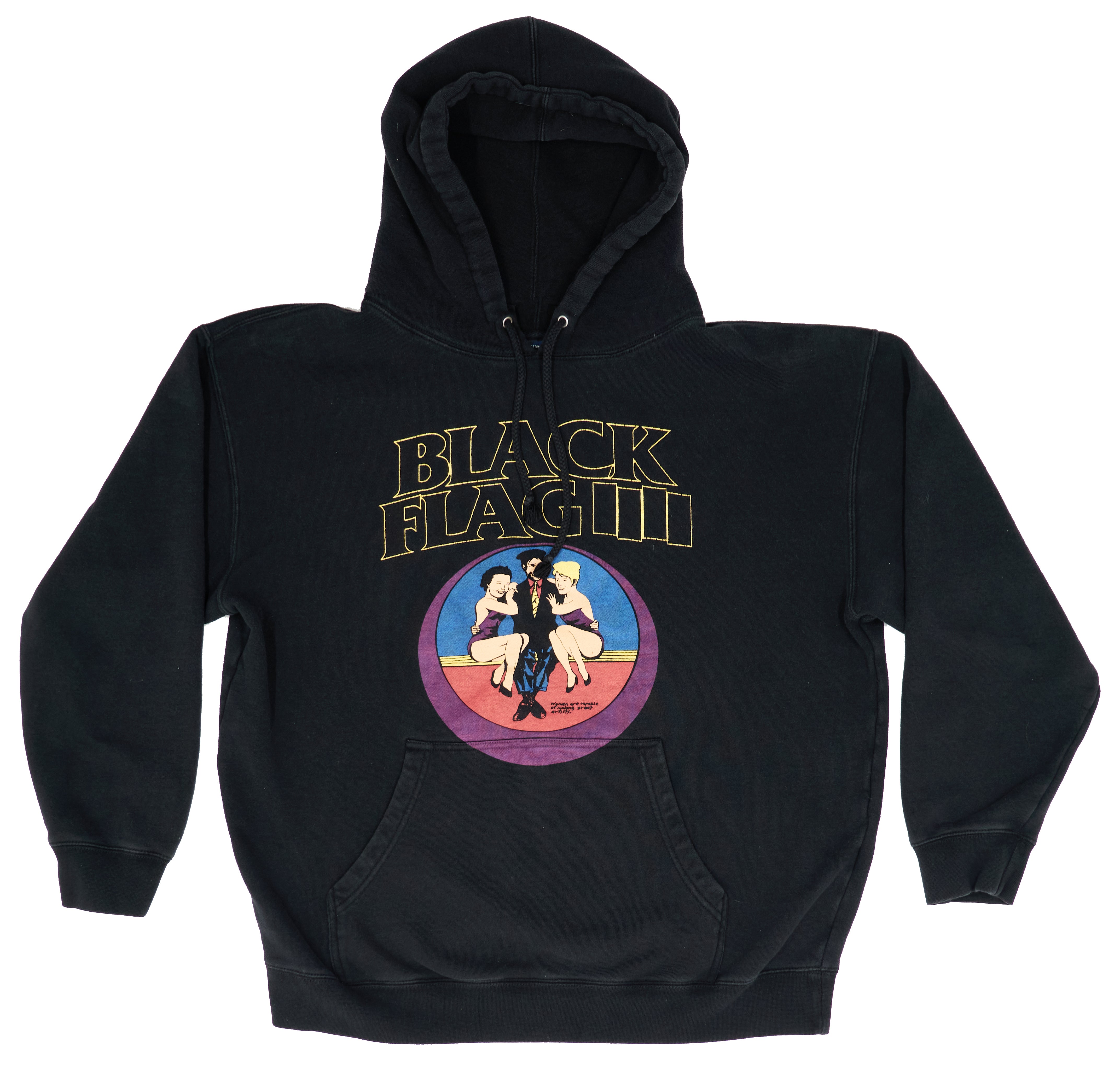 Black Flag - Loose Nut / Live 85 Tour Hooded Sweat Shirt (Bootleg By Me) Size Large