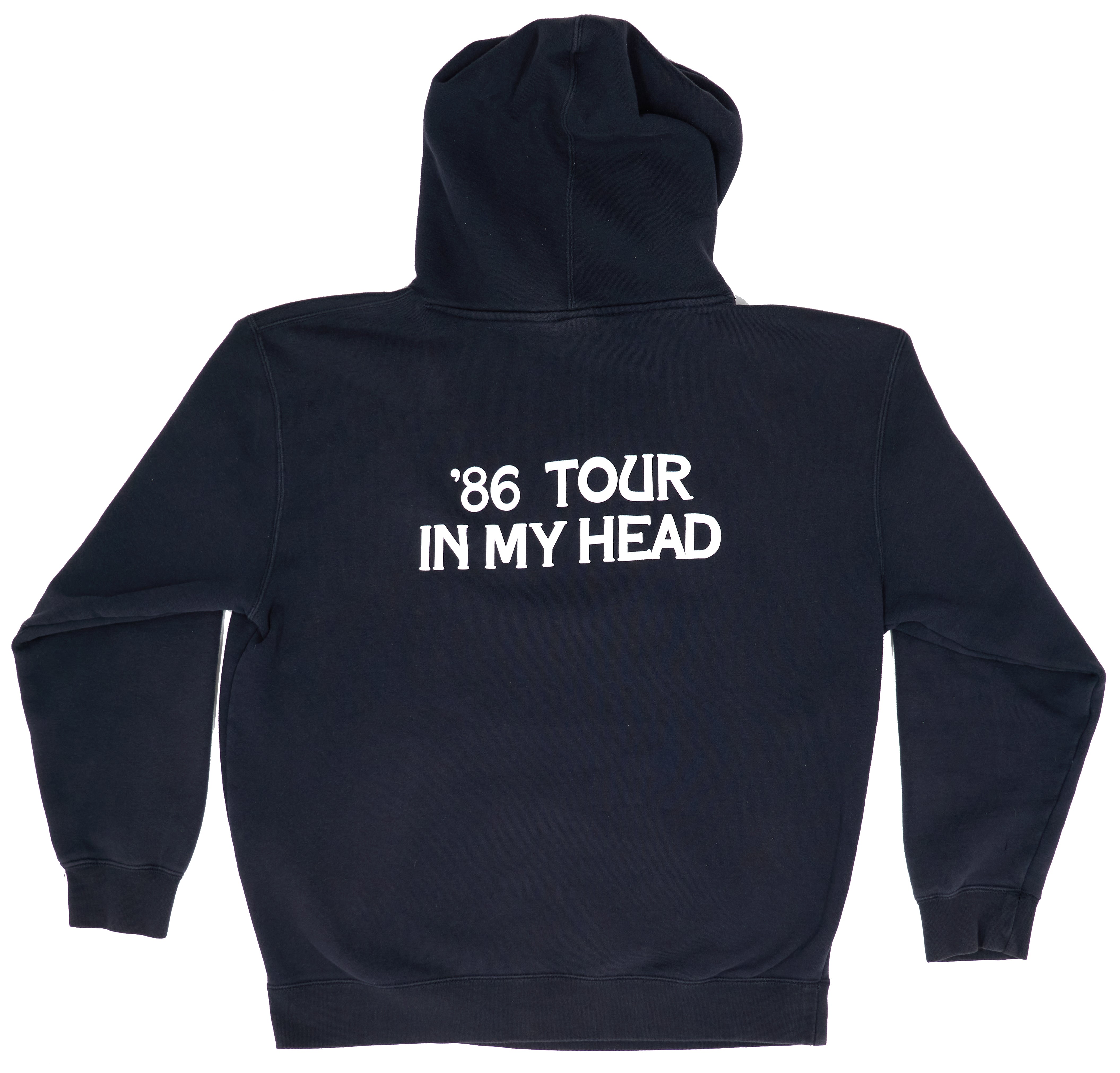 Black Flag - The Person Who Took This Photo Is Dead / In My Head 1986 Tour Hooded Sweat Shirt (Bootleg By Me) Size Large