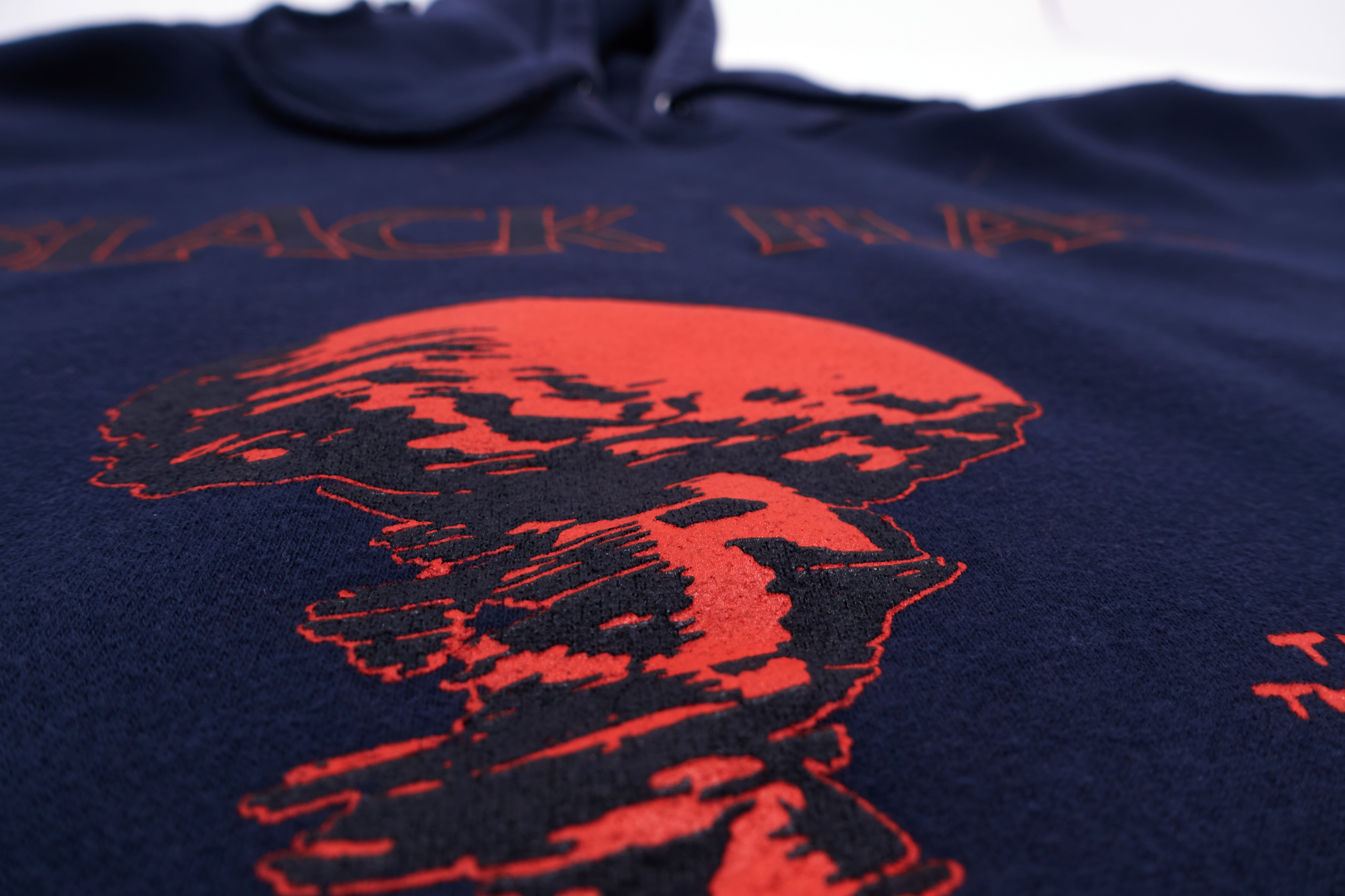 Black Flag - The Person Who Took This Photo Is Dead / In My Head 1986 Tour Hooded Sweat Shirt (Bootleg By Me) Size Large