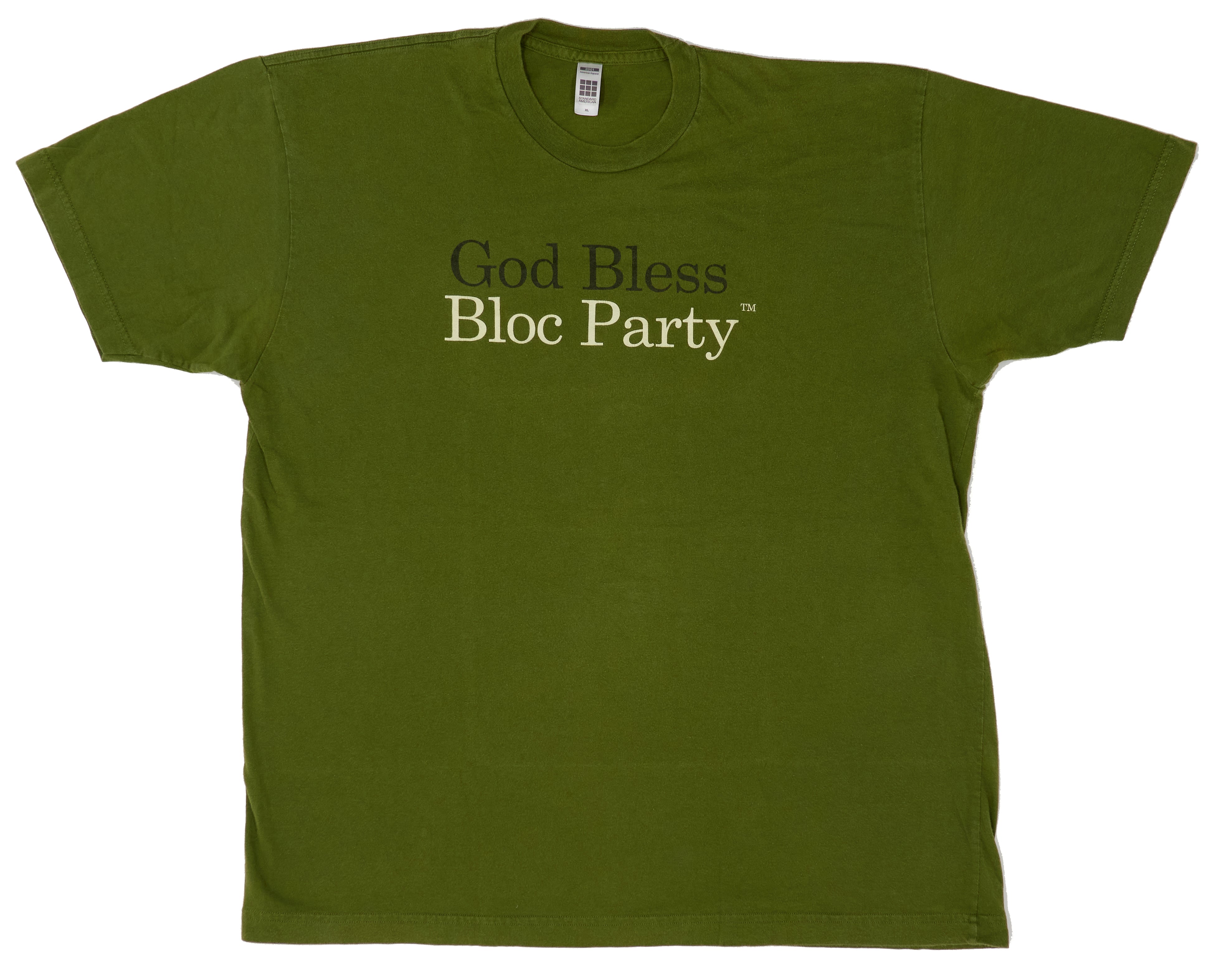 Bloc Party – God Bless Bloc Party 2004 Tour Shirt Size XL