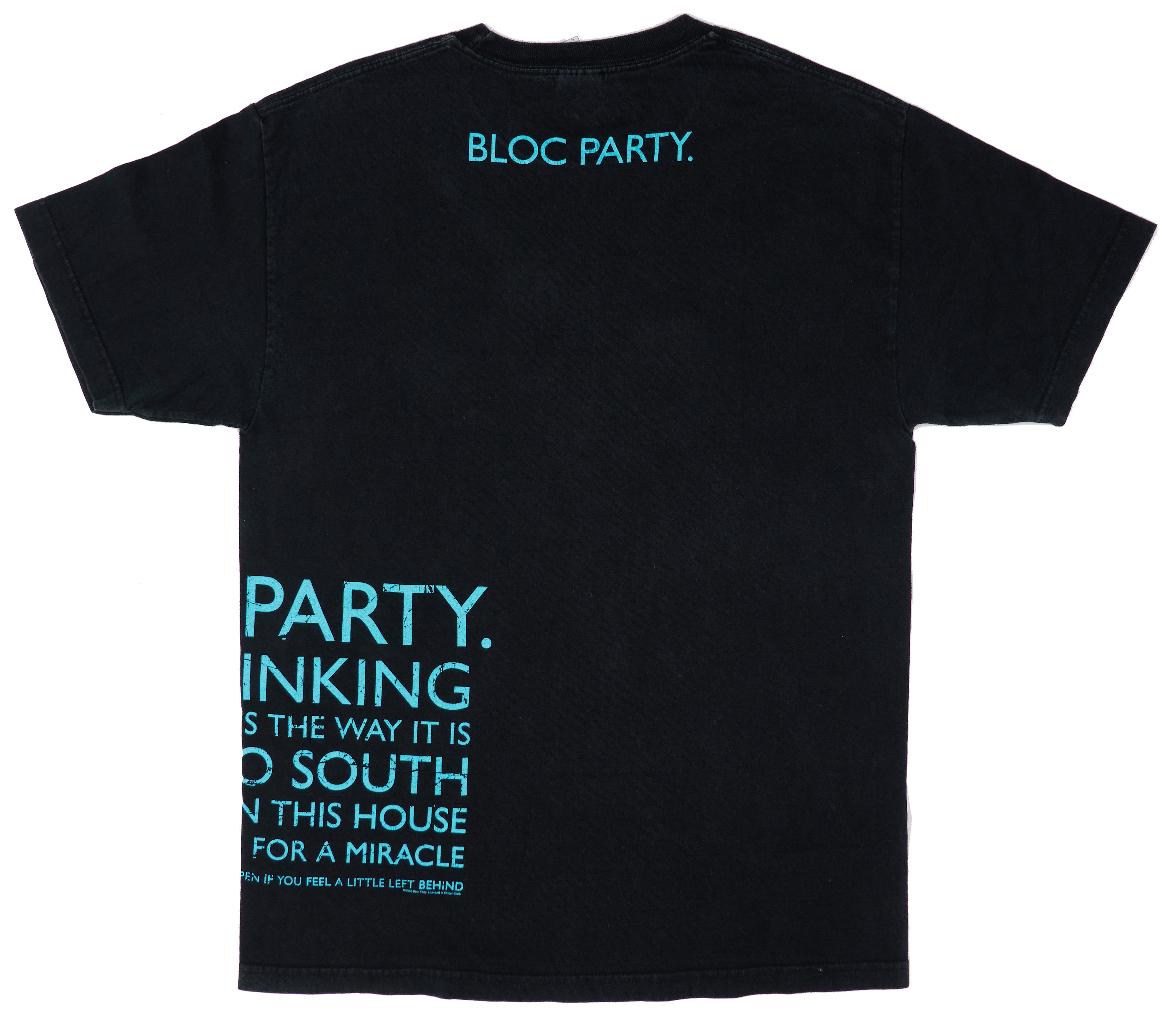 Bloc Party – Like Drinking Poison Silent Alarm 2005 Tour Shirt Size Large