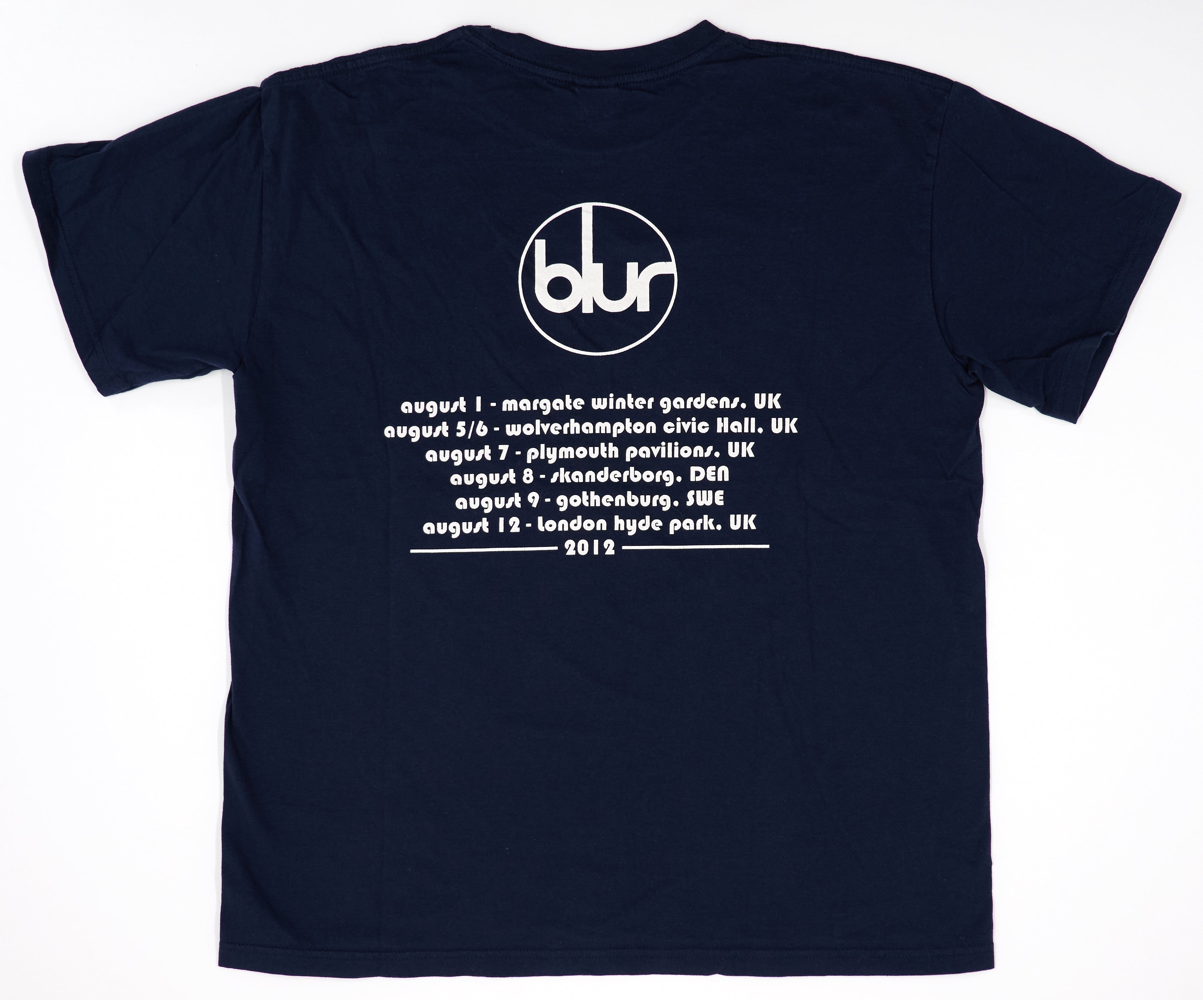 Blur – Royal Hippo 2012 EU Tour Shirt Size Large
