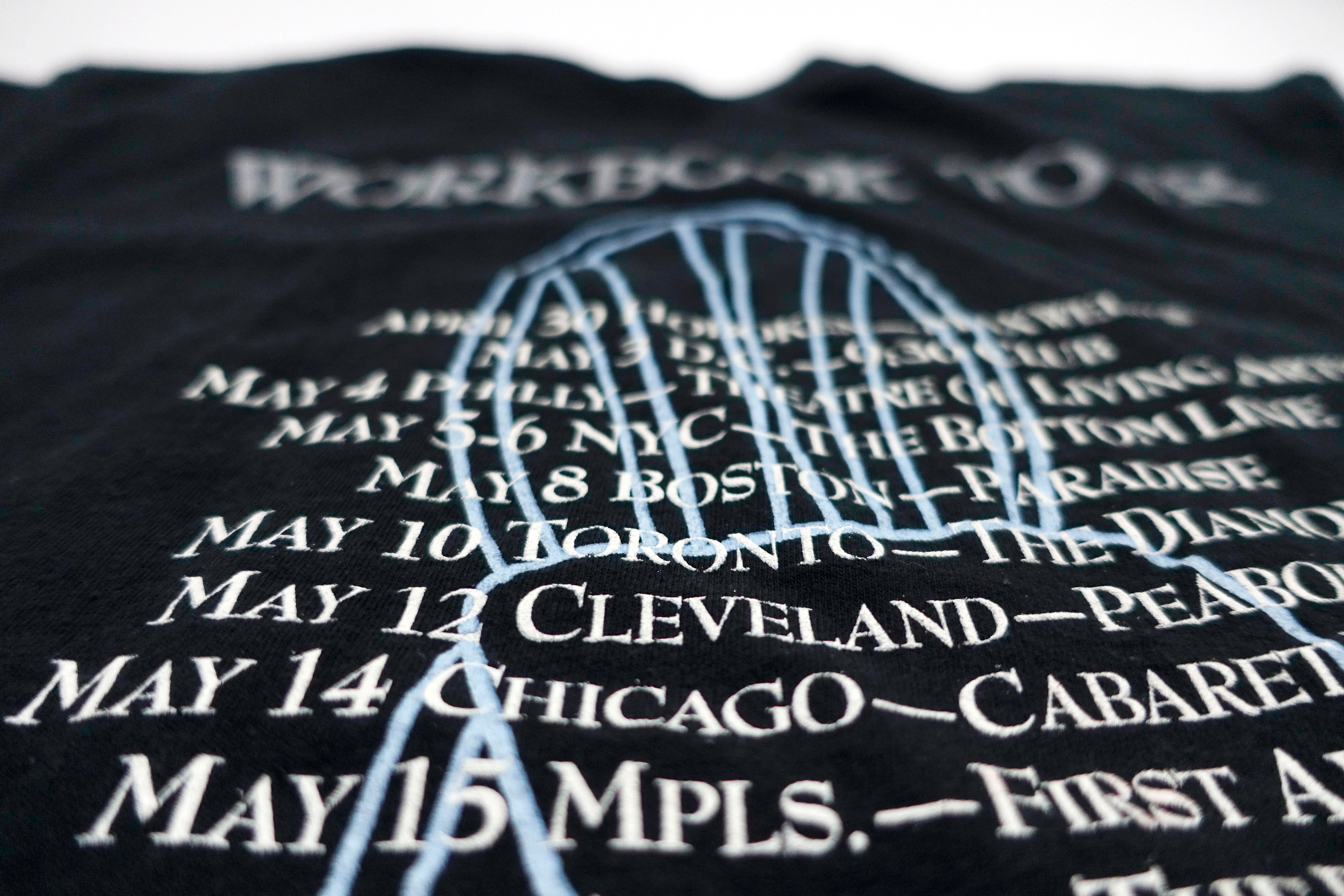 Bob Mould - Workbook 1989 North American Tour Shirt Size XL