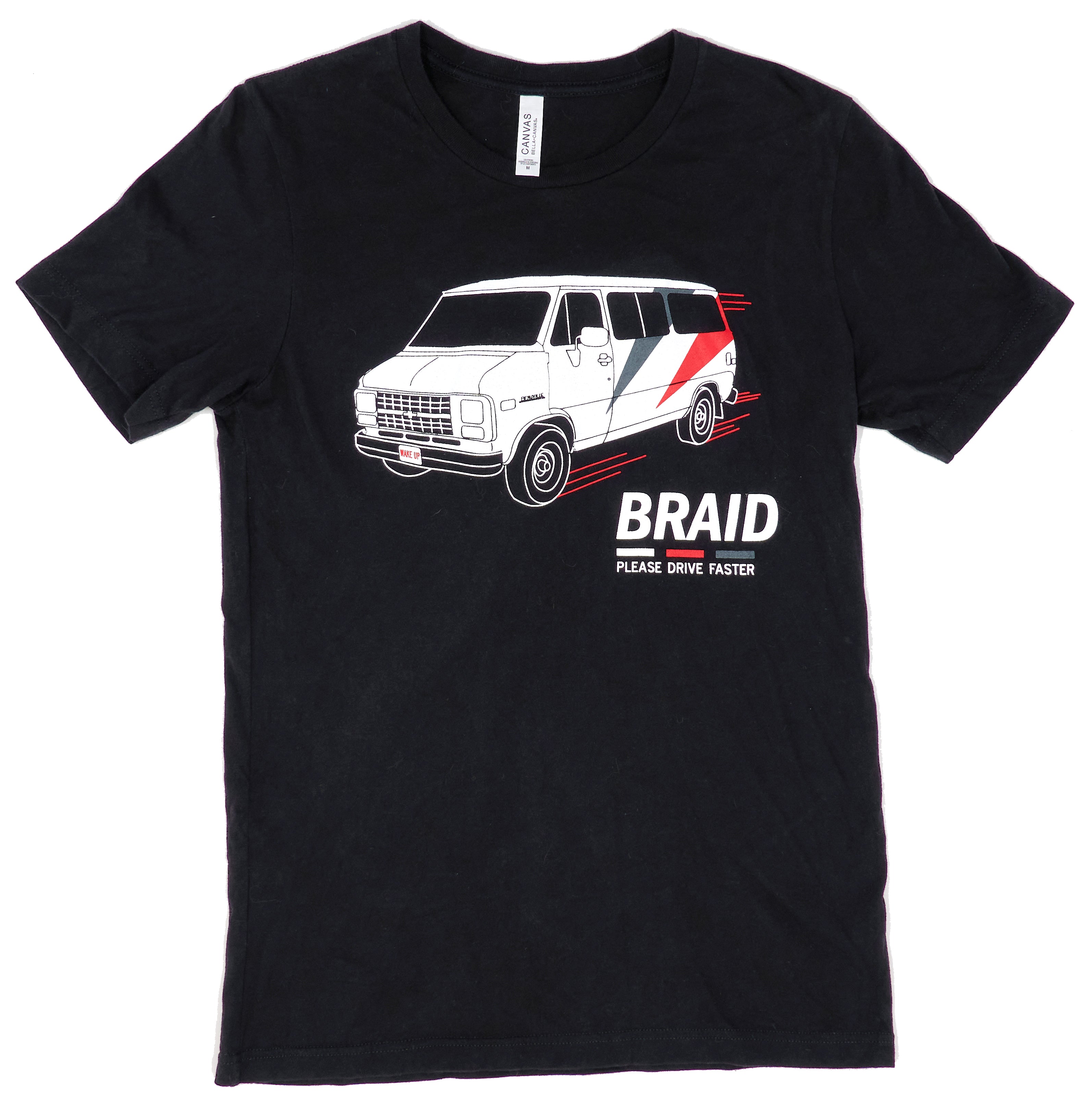 Braid – Please Drive Faster 2020's Tour Shirt Size Medium