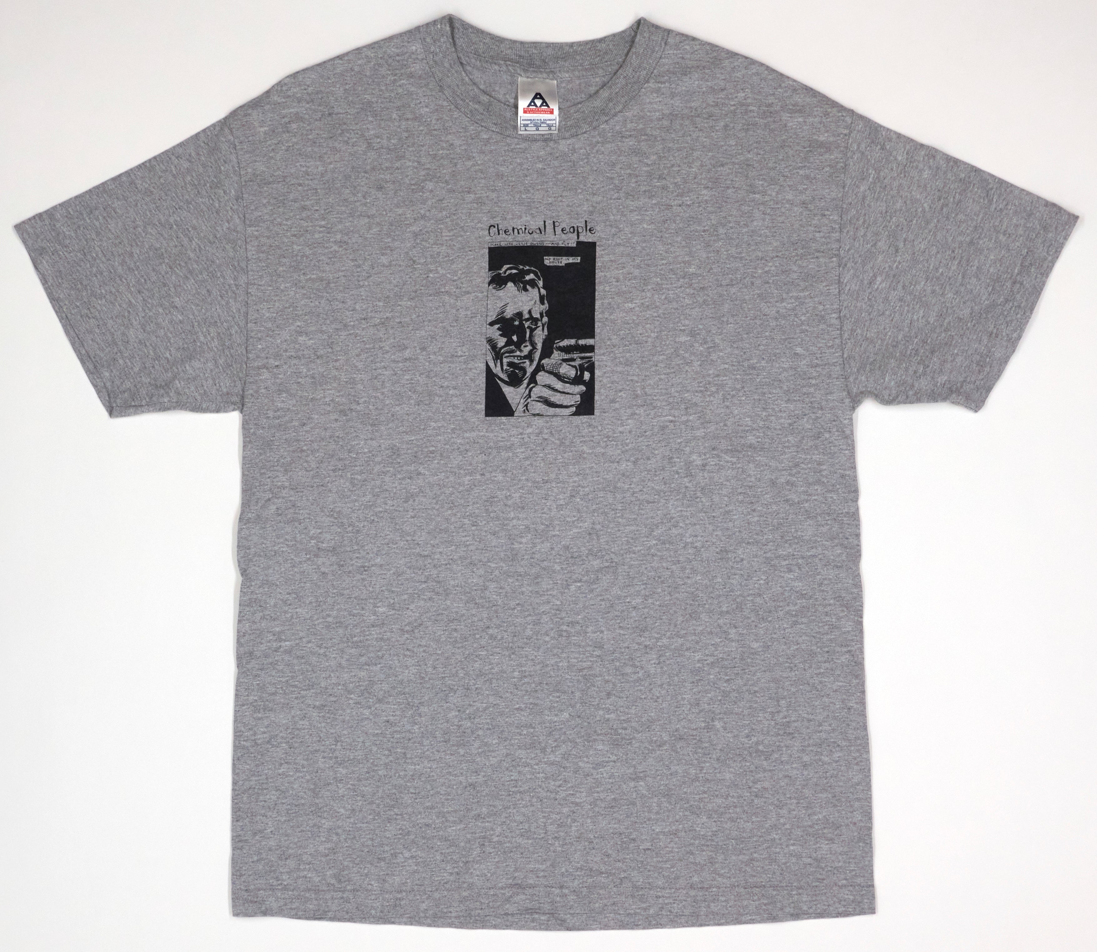 Chemical People - Make Like Jesse Owens And Fly Pettibon 90's Tour Shirt Size Large