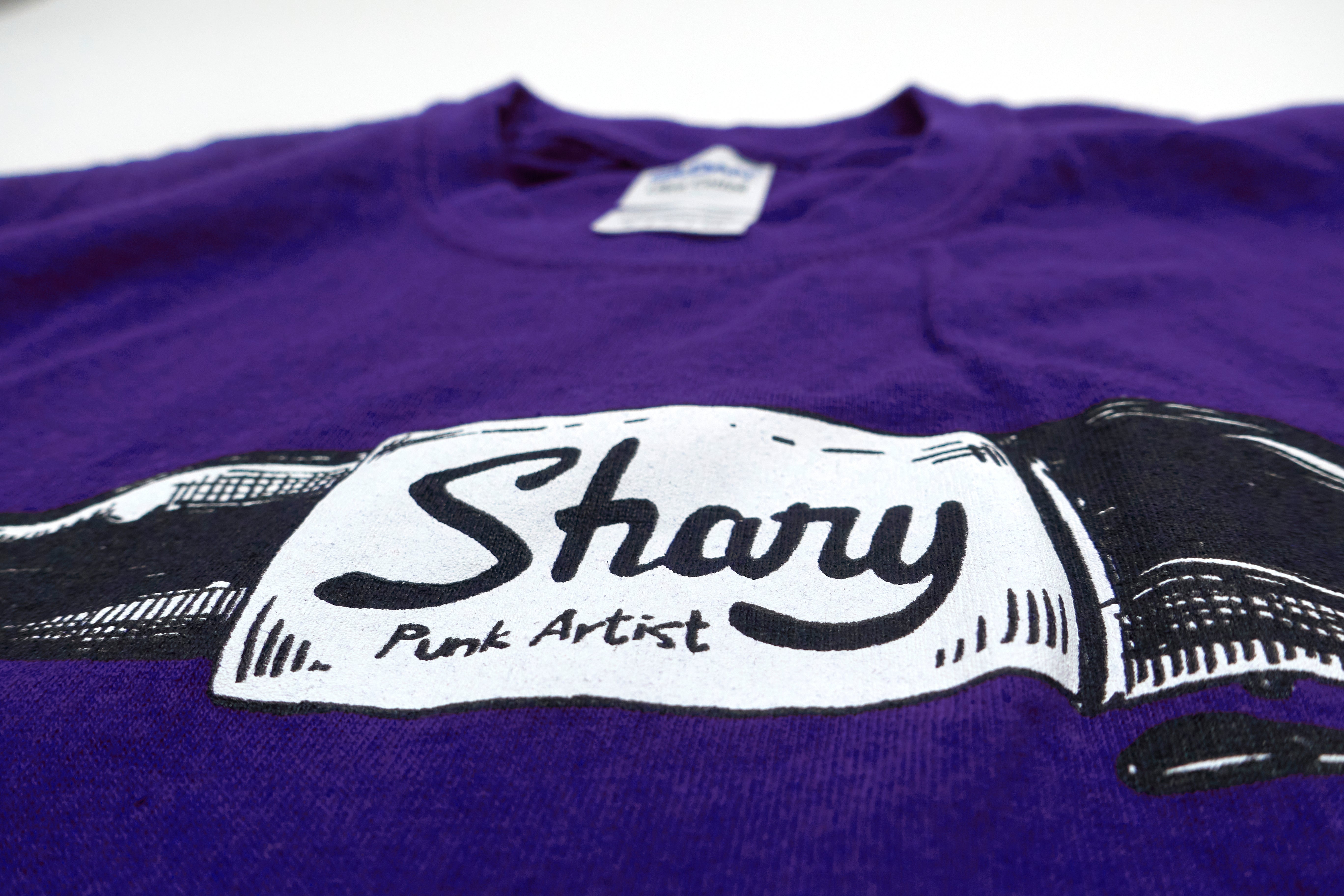 Chris Shary - Punk Artist Purple Sharpie Shirt Size Medium