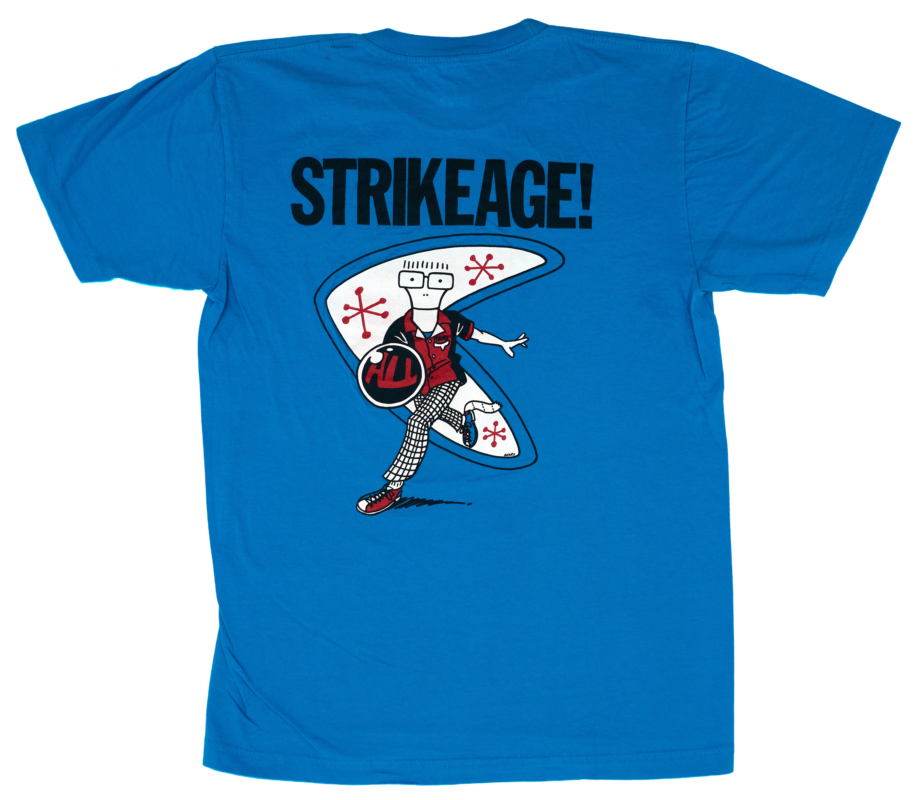 Chris Shary - Strikeage Unofficial Descendents / ALL Bowling League Shirt Size Medium