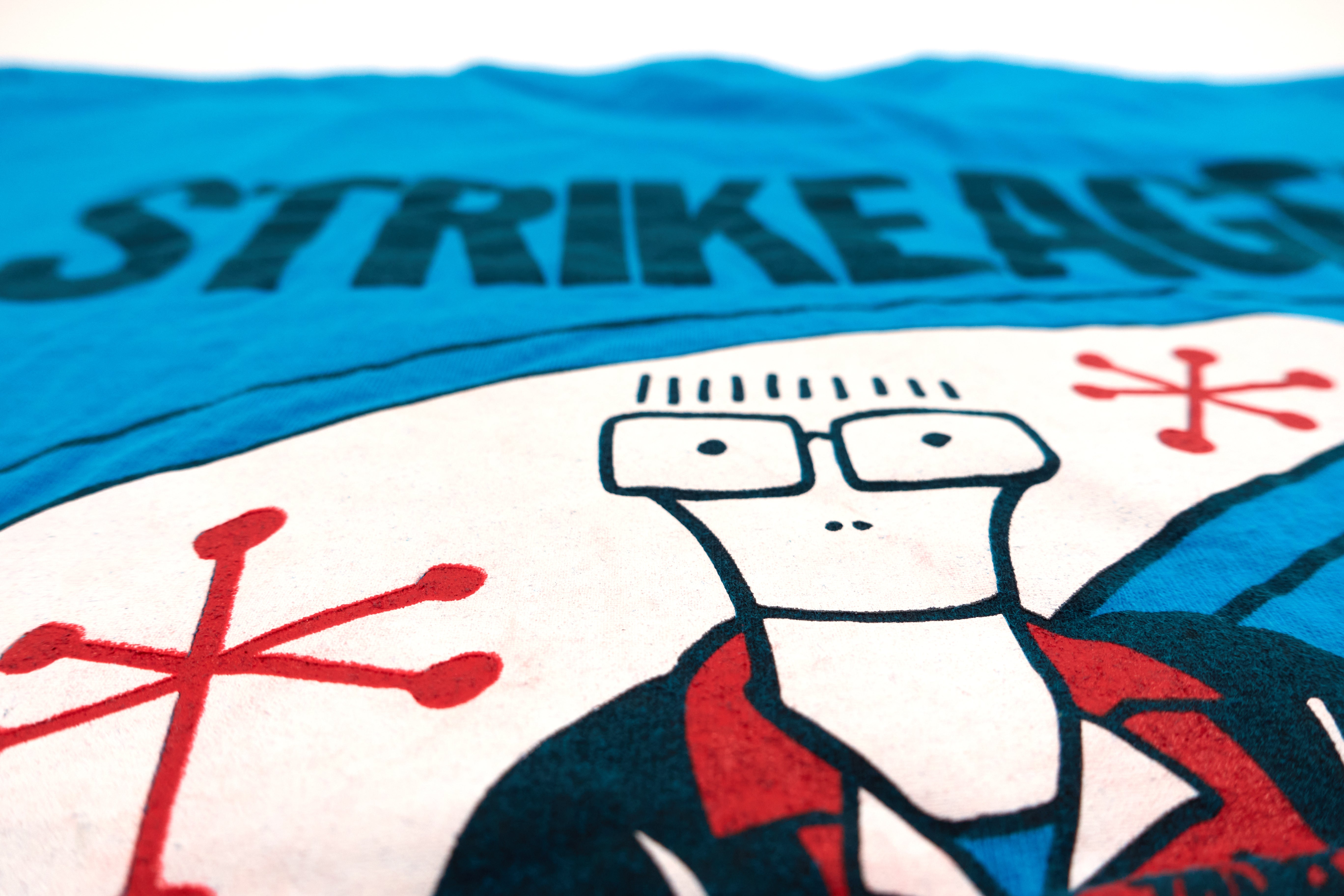 Chris Shary - Strikeage Unofficial Descendents / ALL Bowling League Shirt Size Medium