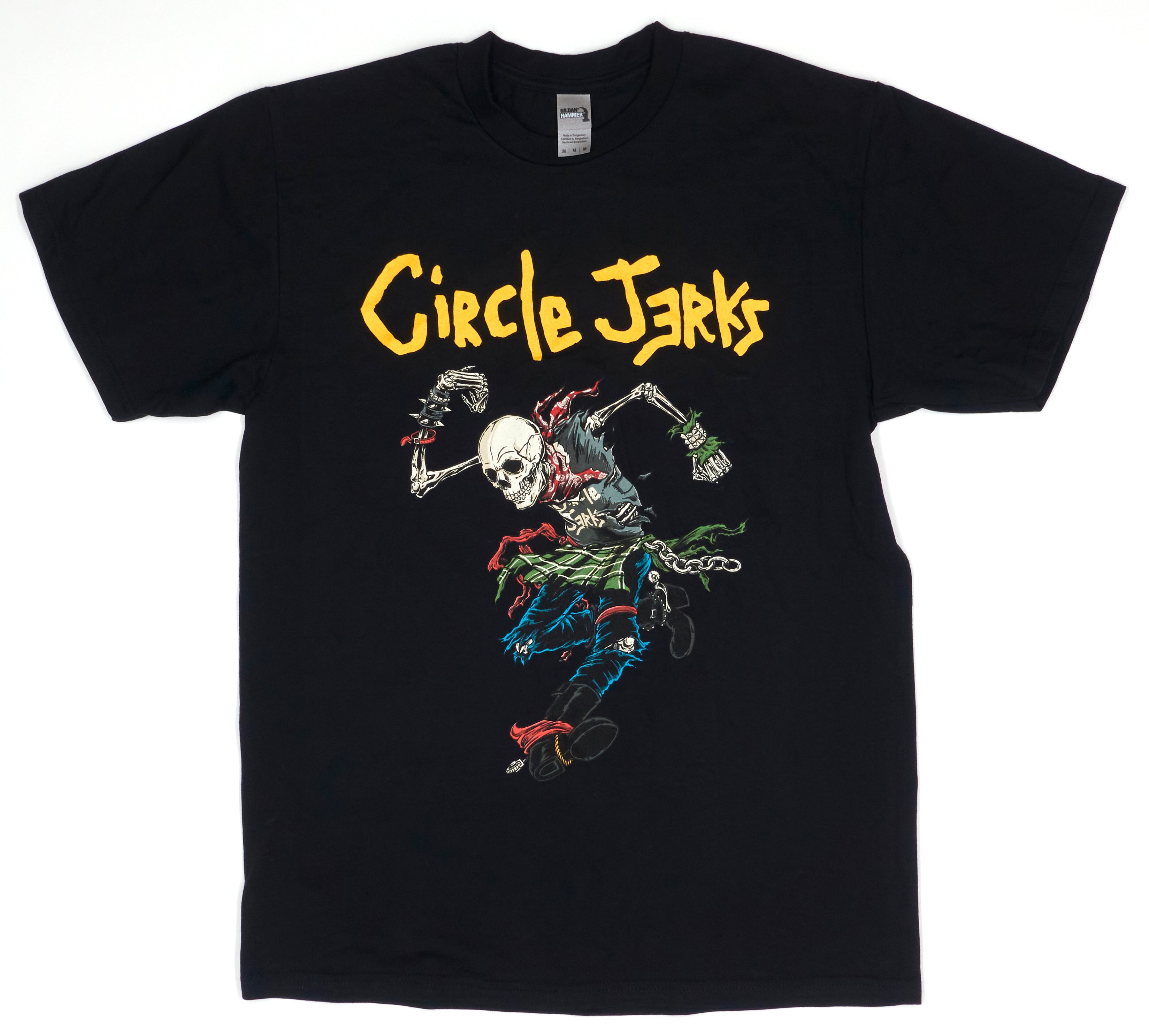 Circle Jerks - Skeleton Mosh Man 2023 North American Tour Shirt Size Medium