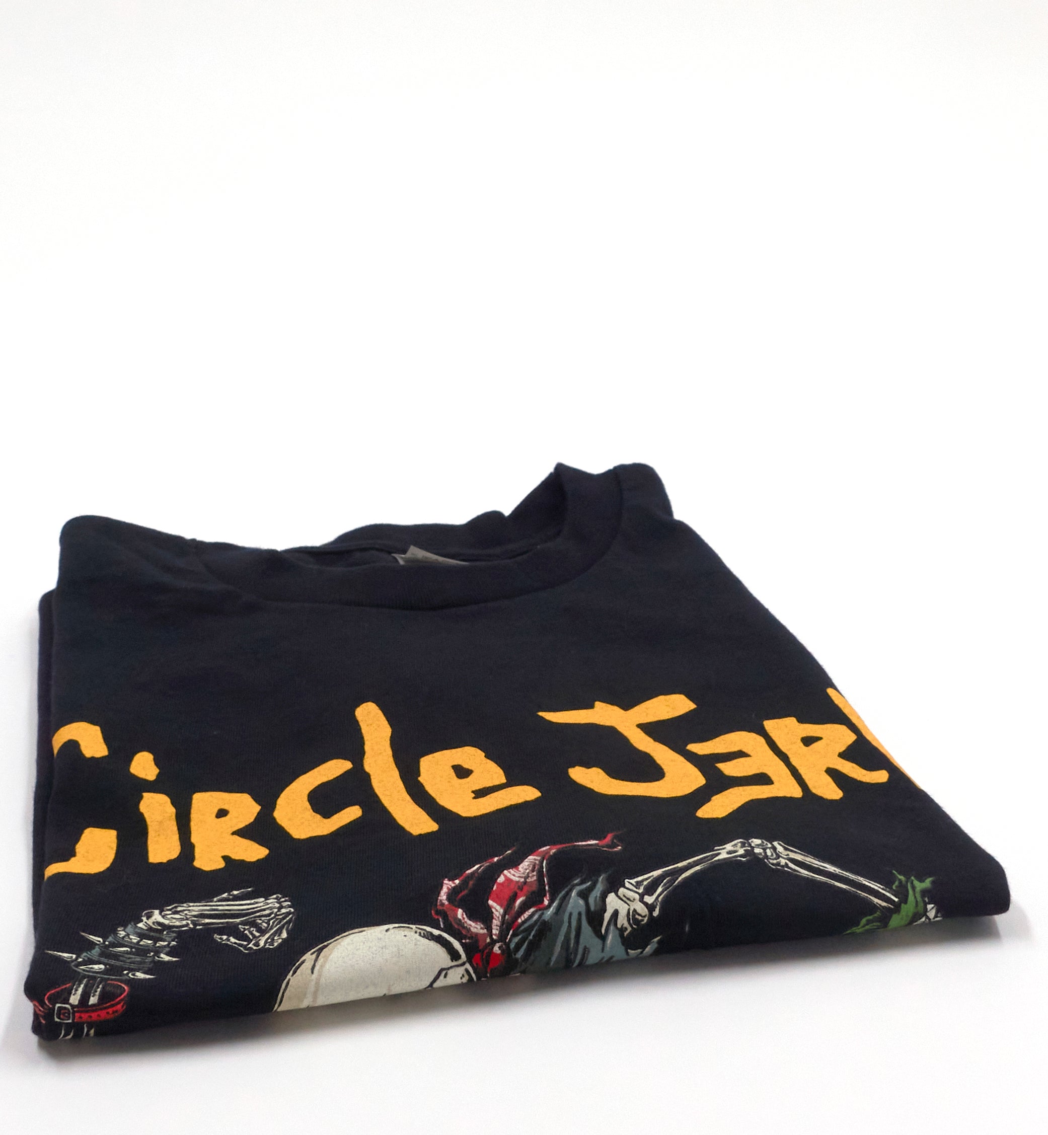 Circle Jerks - Skeleton Mosh Man 2023 North American Tour Shirt Size Medium