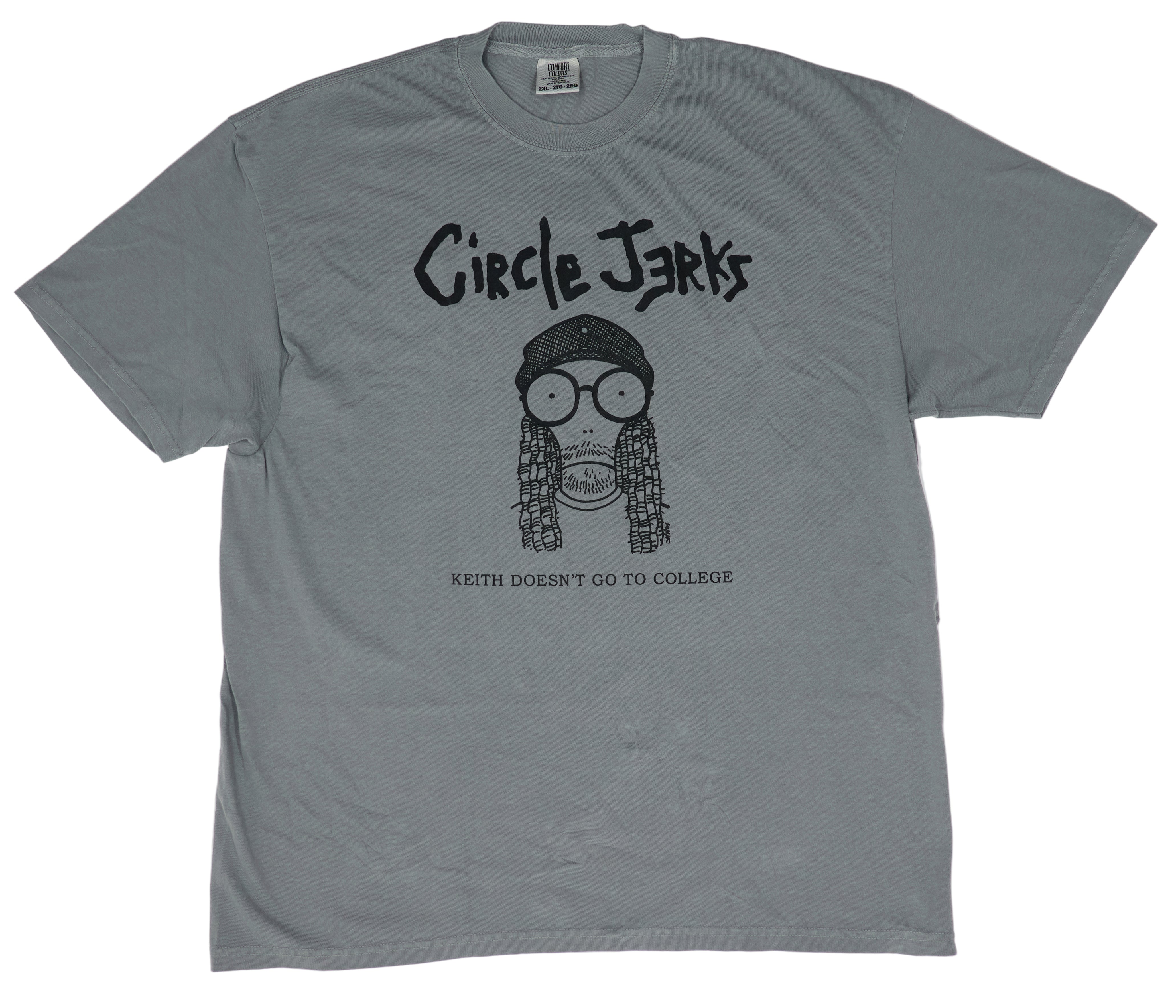 Circle Jerks / Descendents - Keith Didn't Go To College 2024 North American Tour Shirt Size XXL