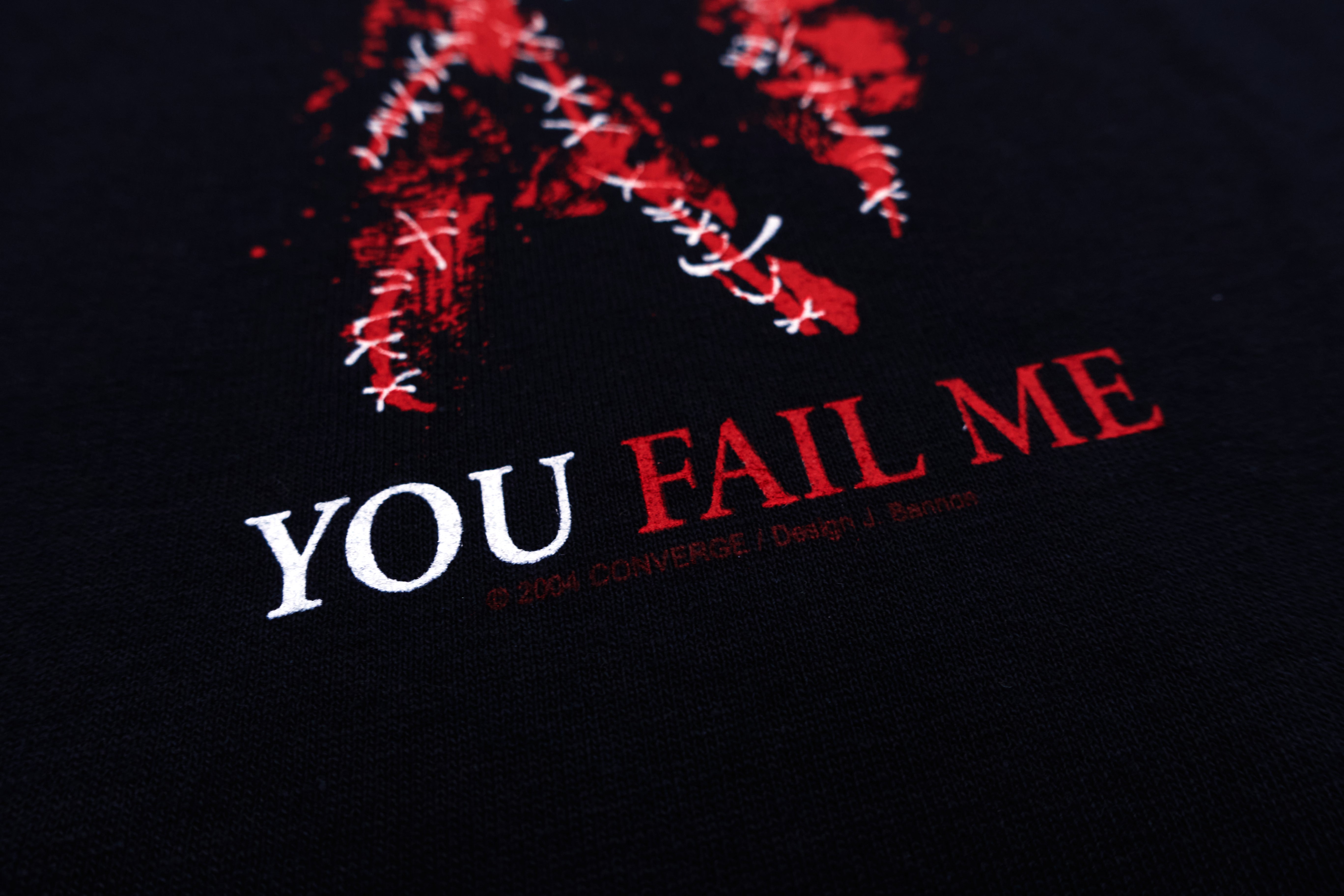 Converge - You Fail Me 2004 Tour Shirt Size Medium