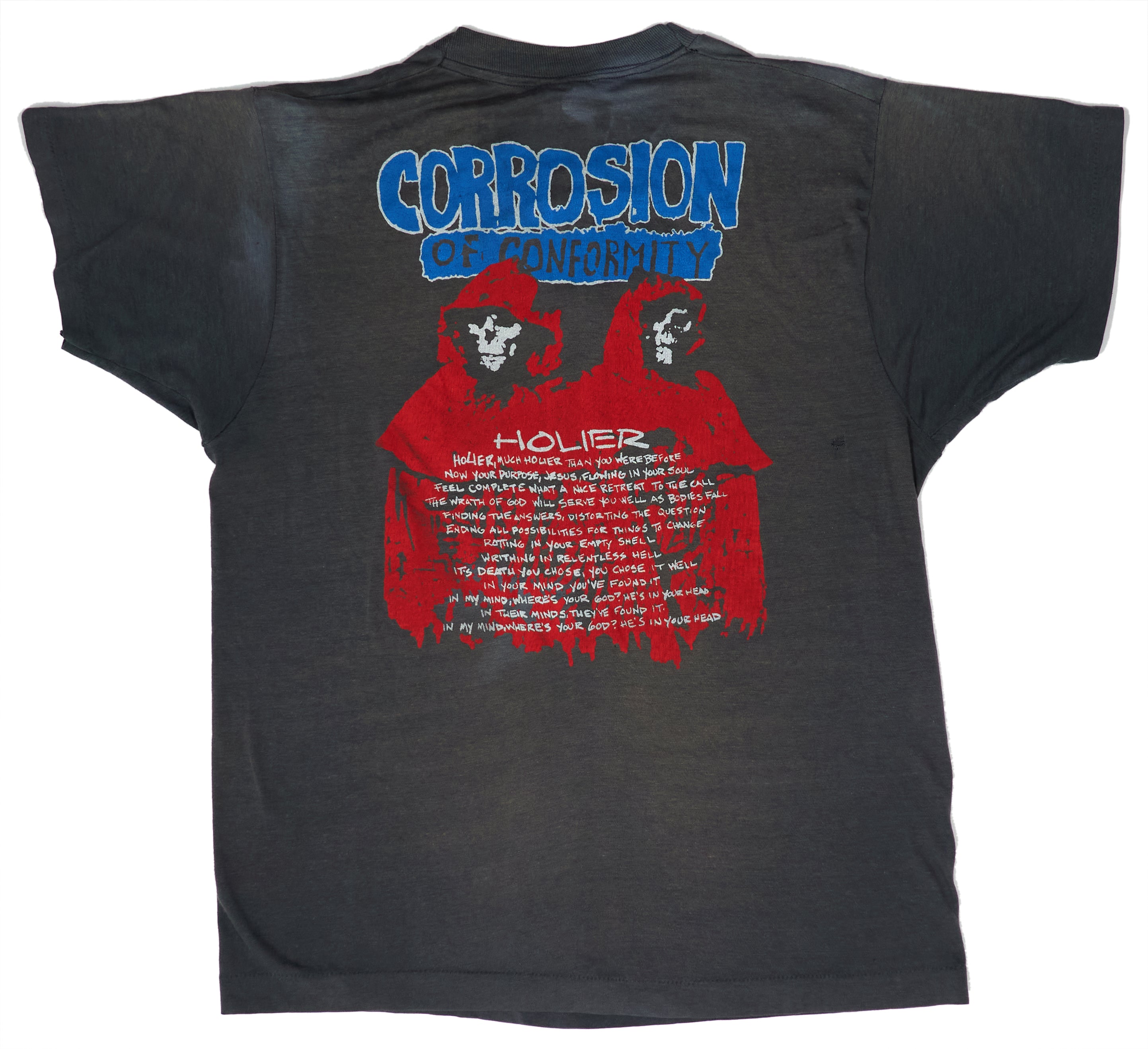 Corrosion Of Conformity – Animosity 1985 Tour Shirt Size Large