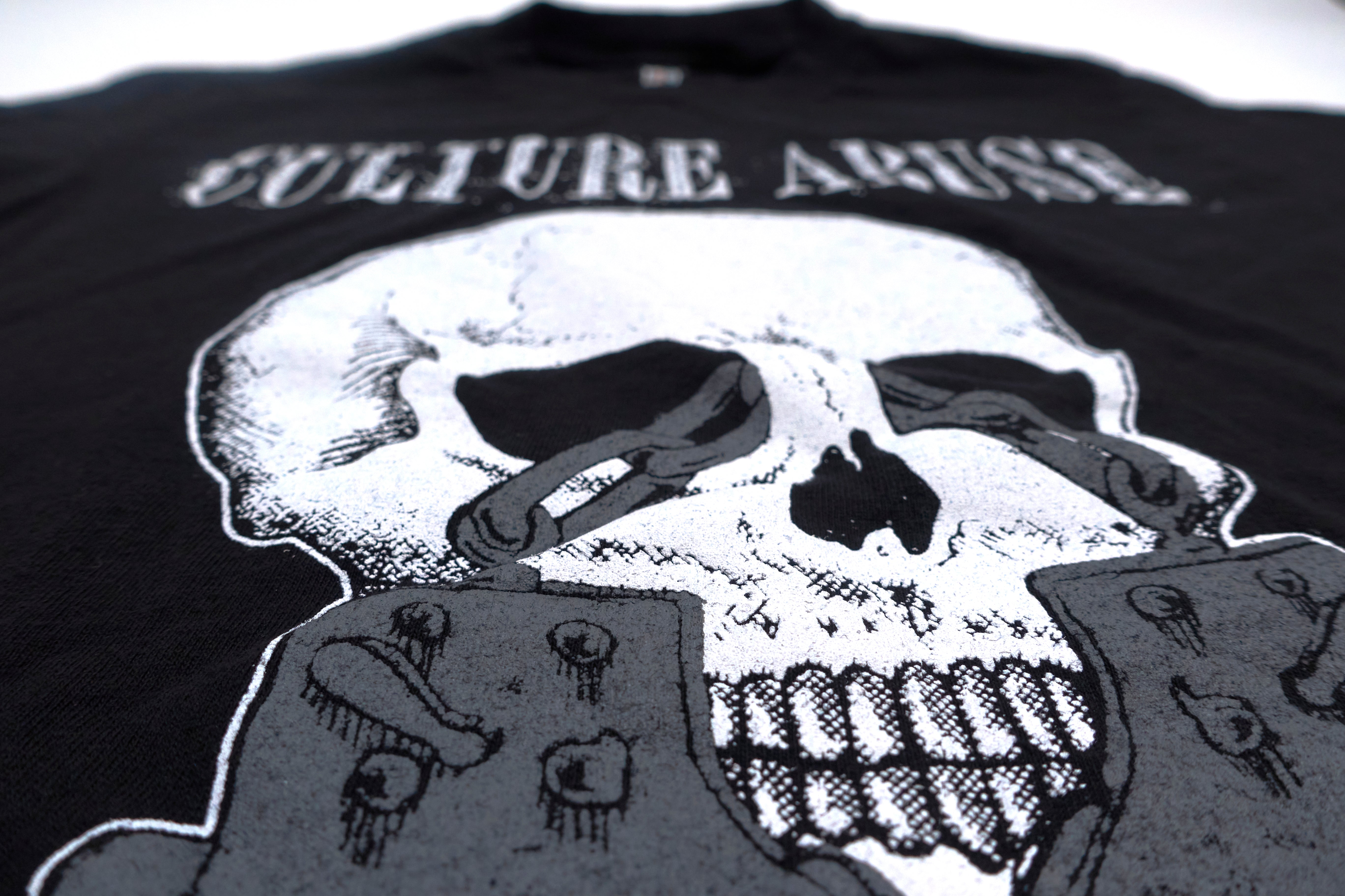 Culture Abuse - Skull And Handcuffs Tour Shirt Size Small
