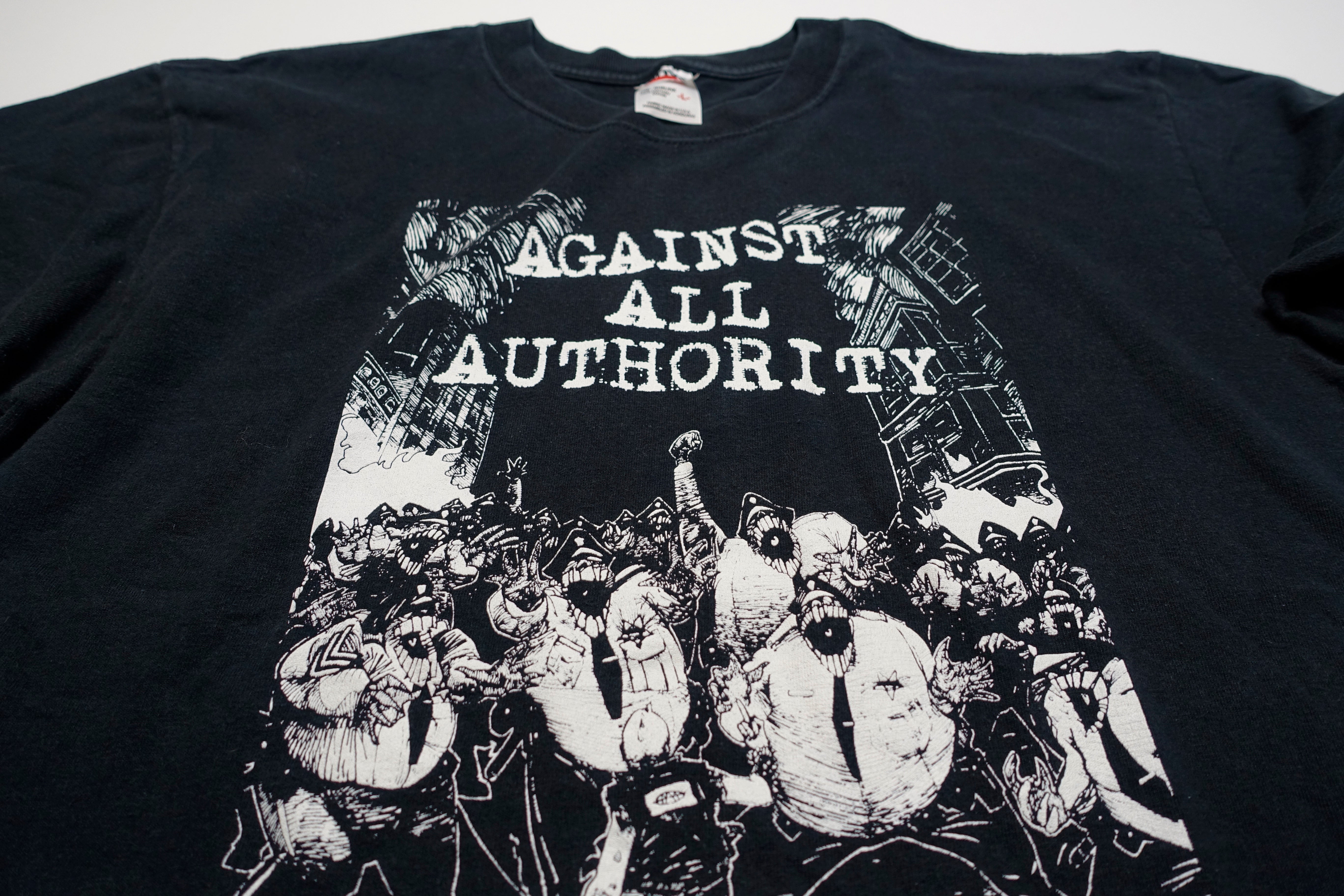 Against All Authority ‎– We All Fall Down 1998 Tour Shirt Size Large