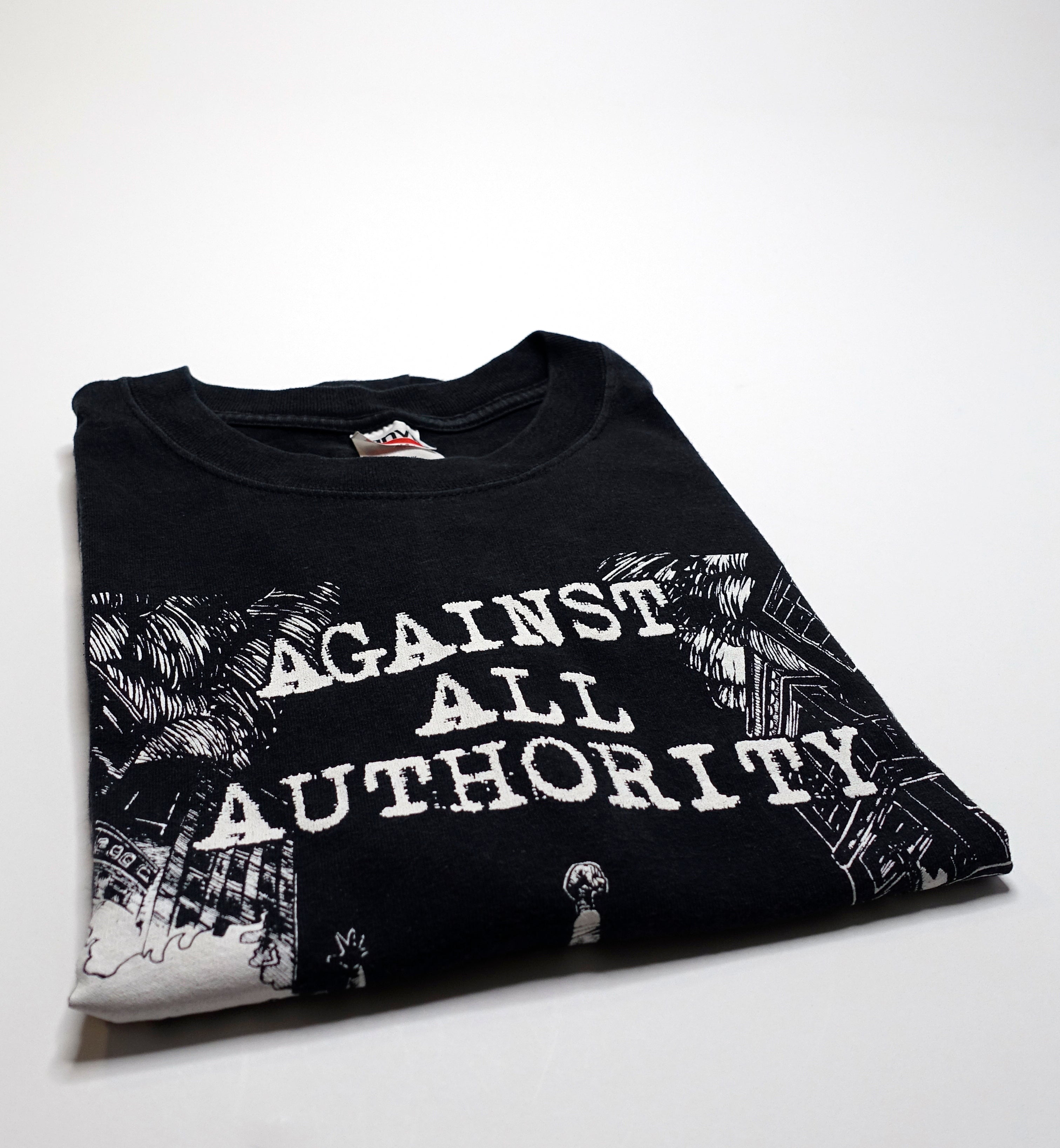 Against All Authority ‎– We All Fall Down 1998 Tour Shirt Size Large