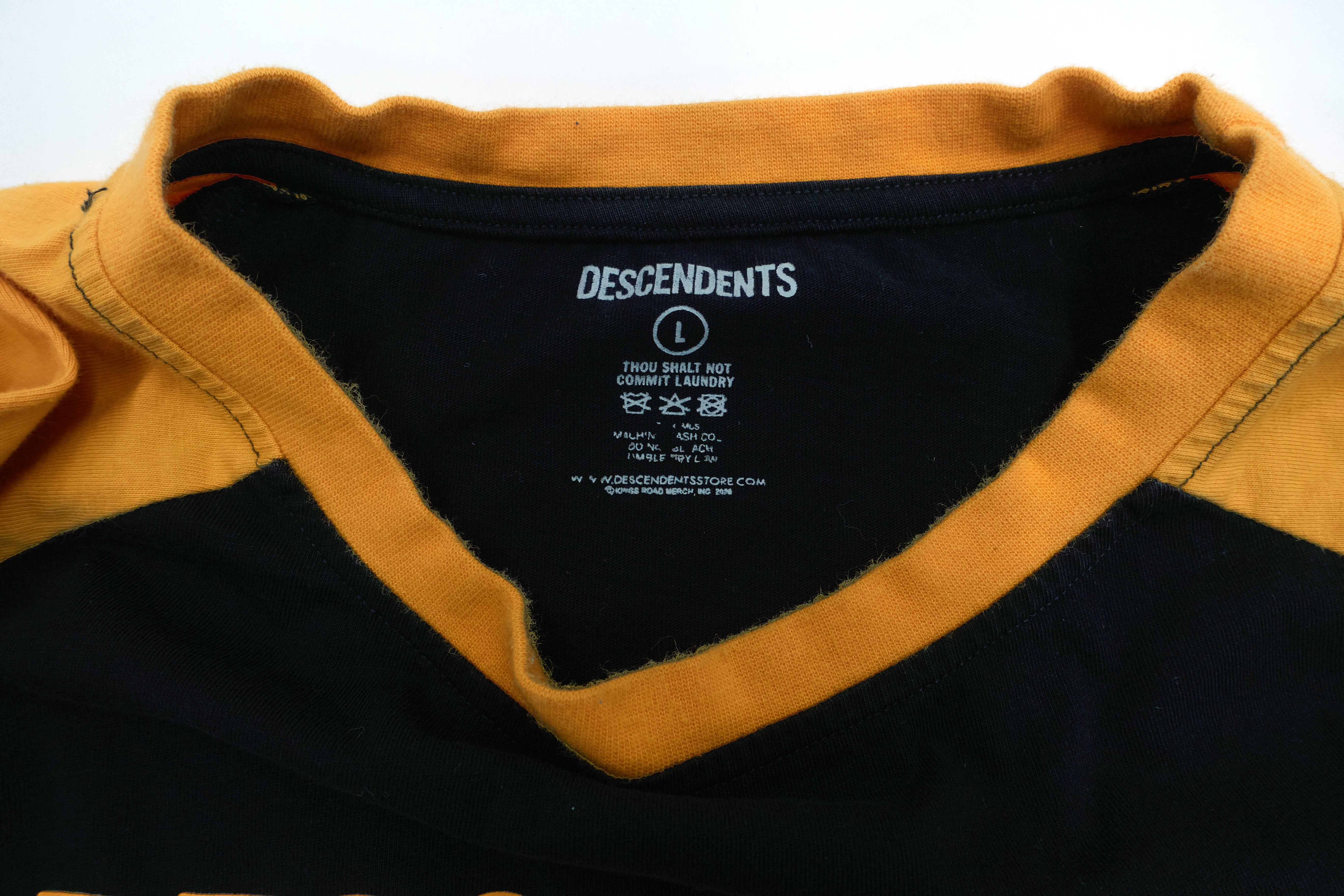 Descendents - I Don't Want To Grow Up Raglan Shirt Size Large