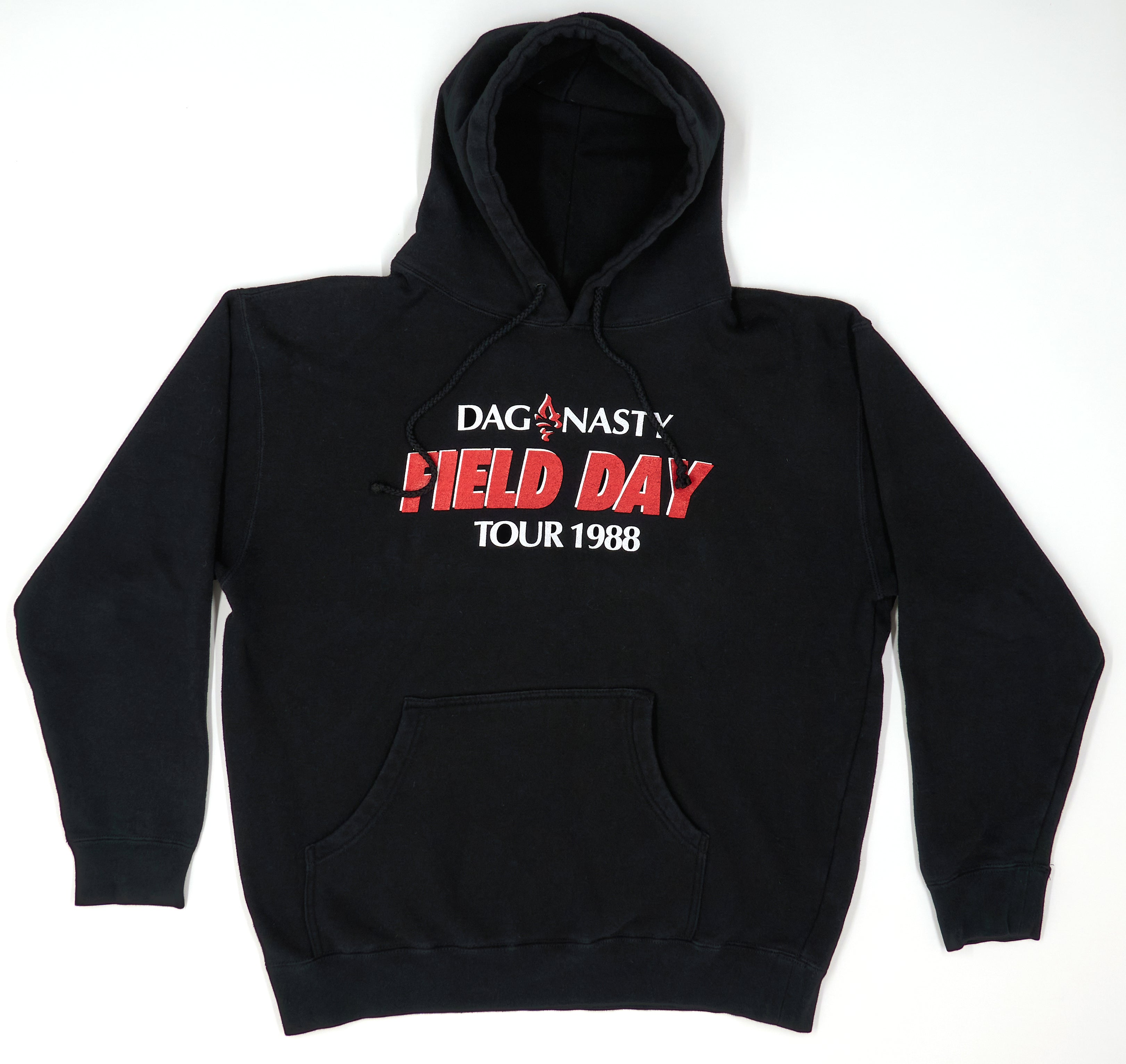 Dag Nasty - Field Day Tour 1988 (Bootleg By Me) Hooded Sweatshirt Shirt Size Large
