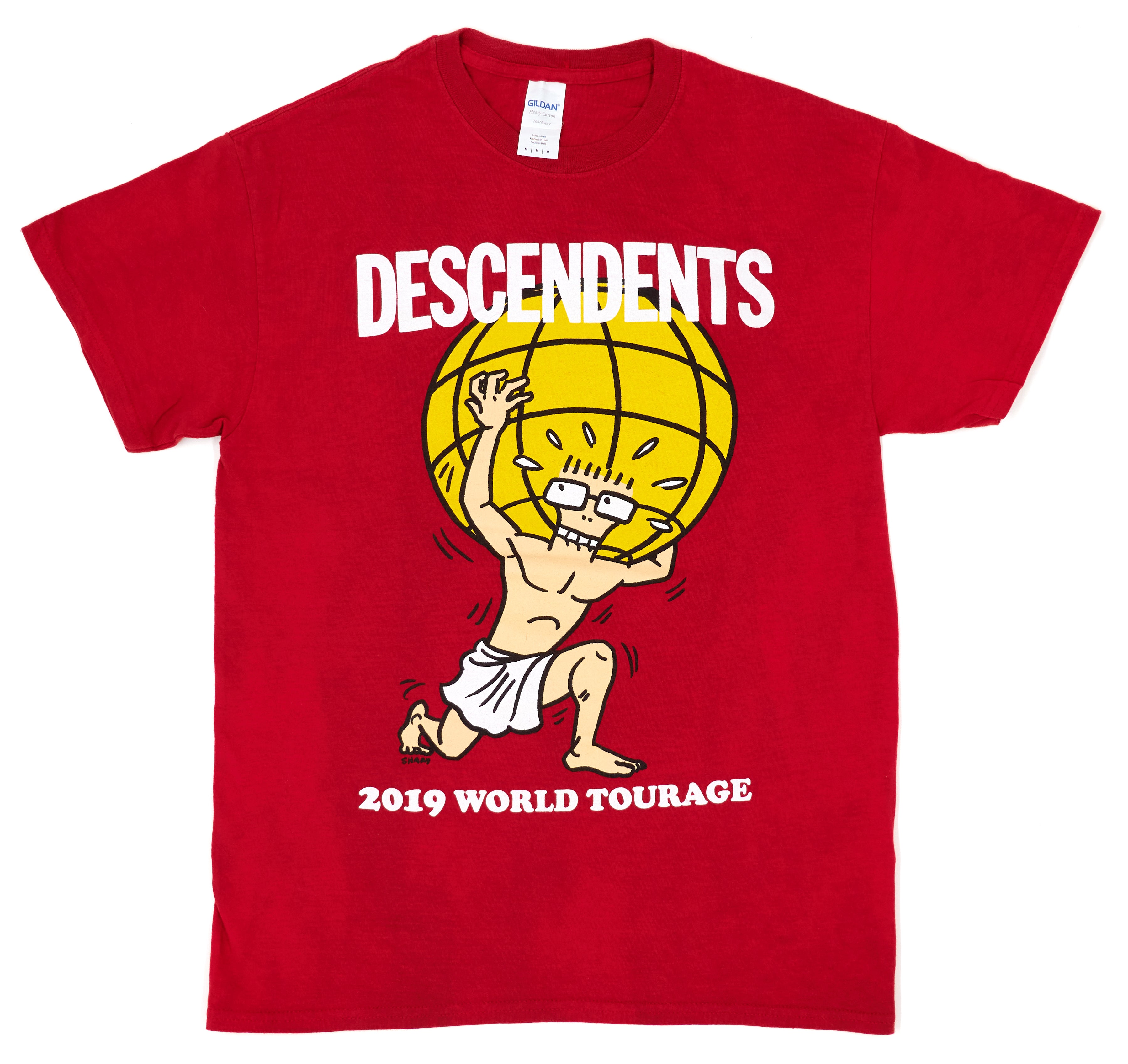 Descendents - Atlas Milo World Tourage 2019 Shirt Size Medium