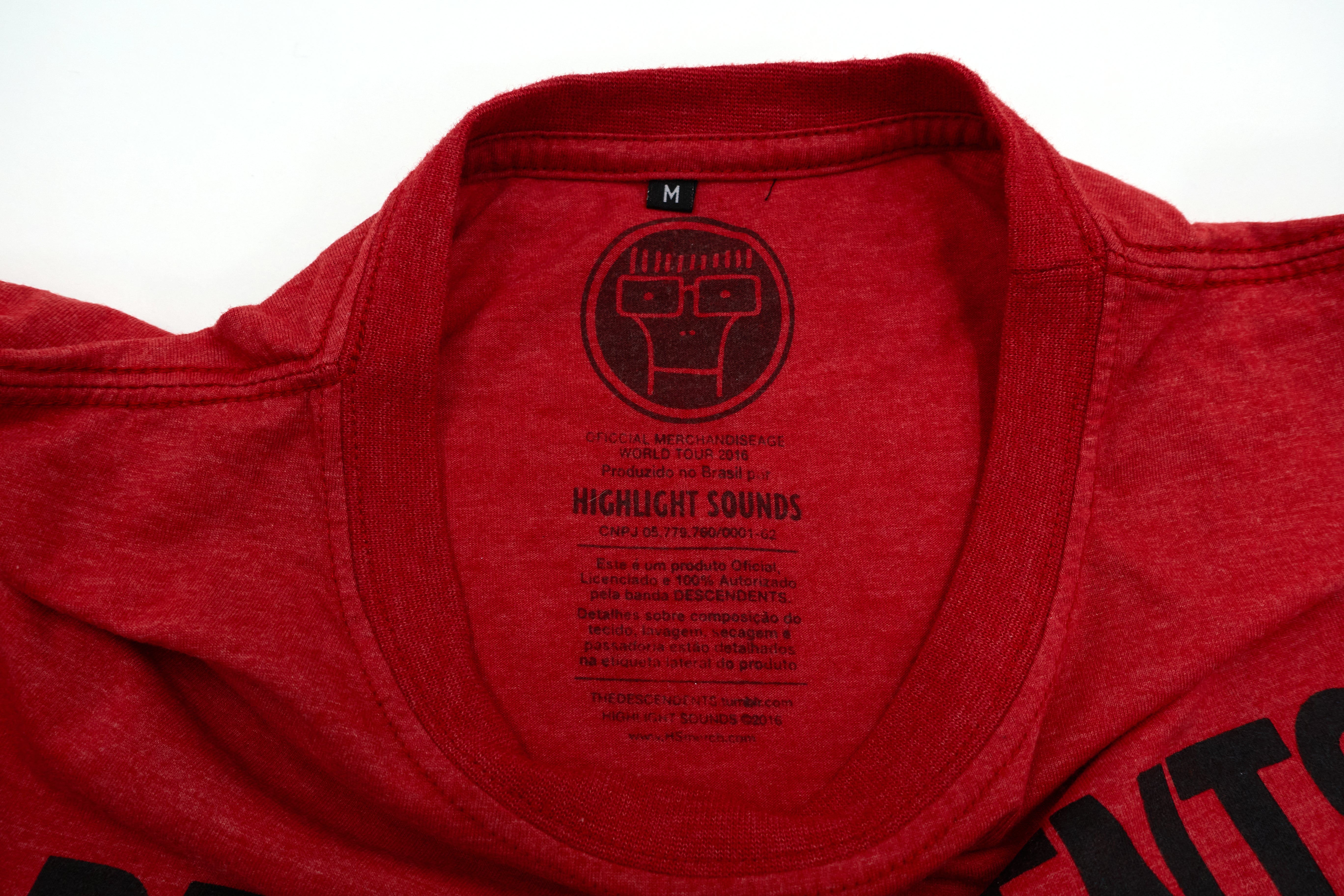 Descendents - Chile 2016 Tour Shirt Size Medium