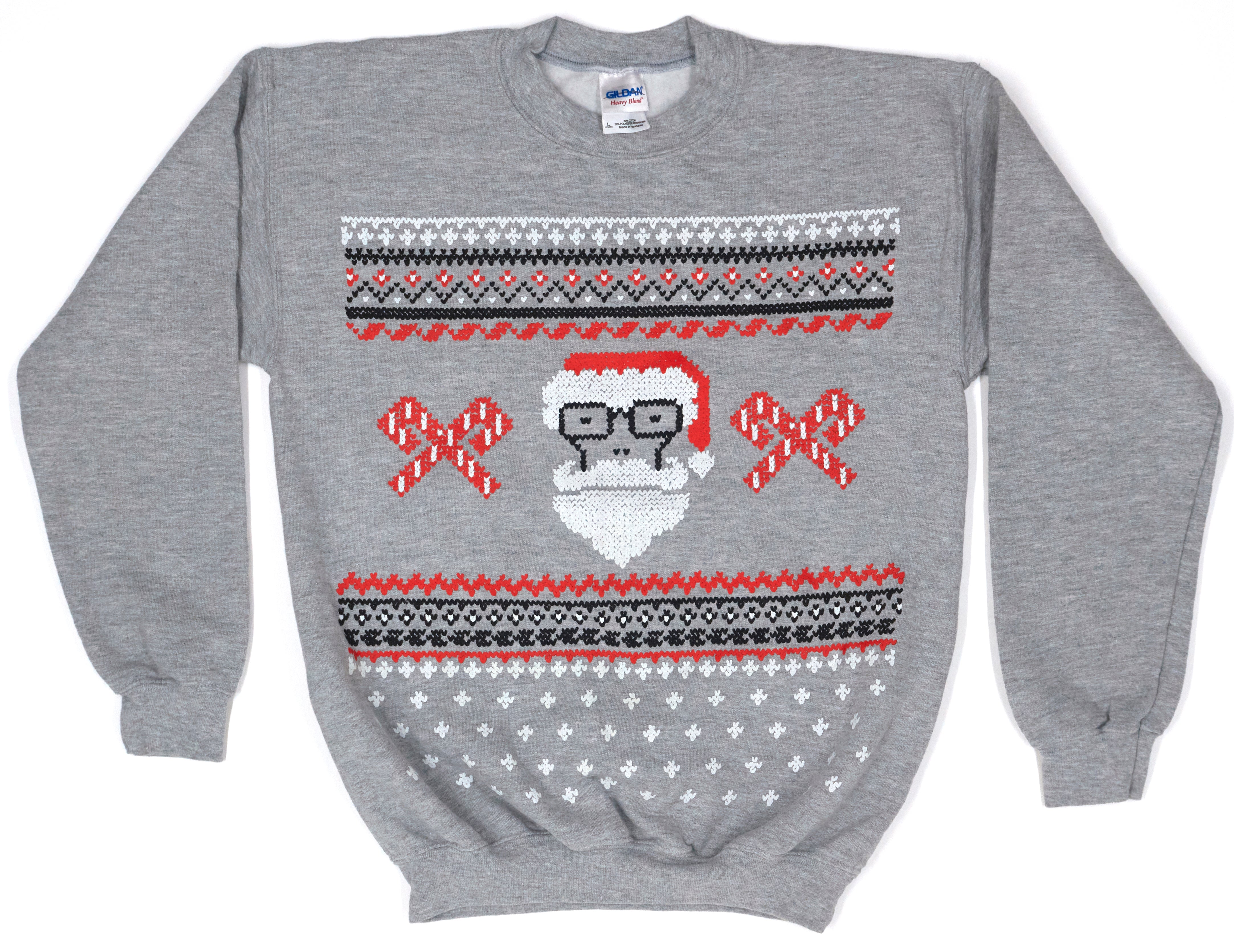 Descendents - Christmas / Holiday Grey Crew Neck Sweat Shirt Size Youth Large