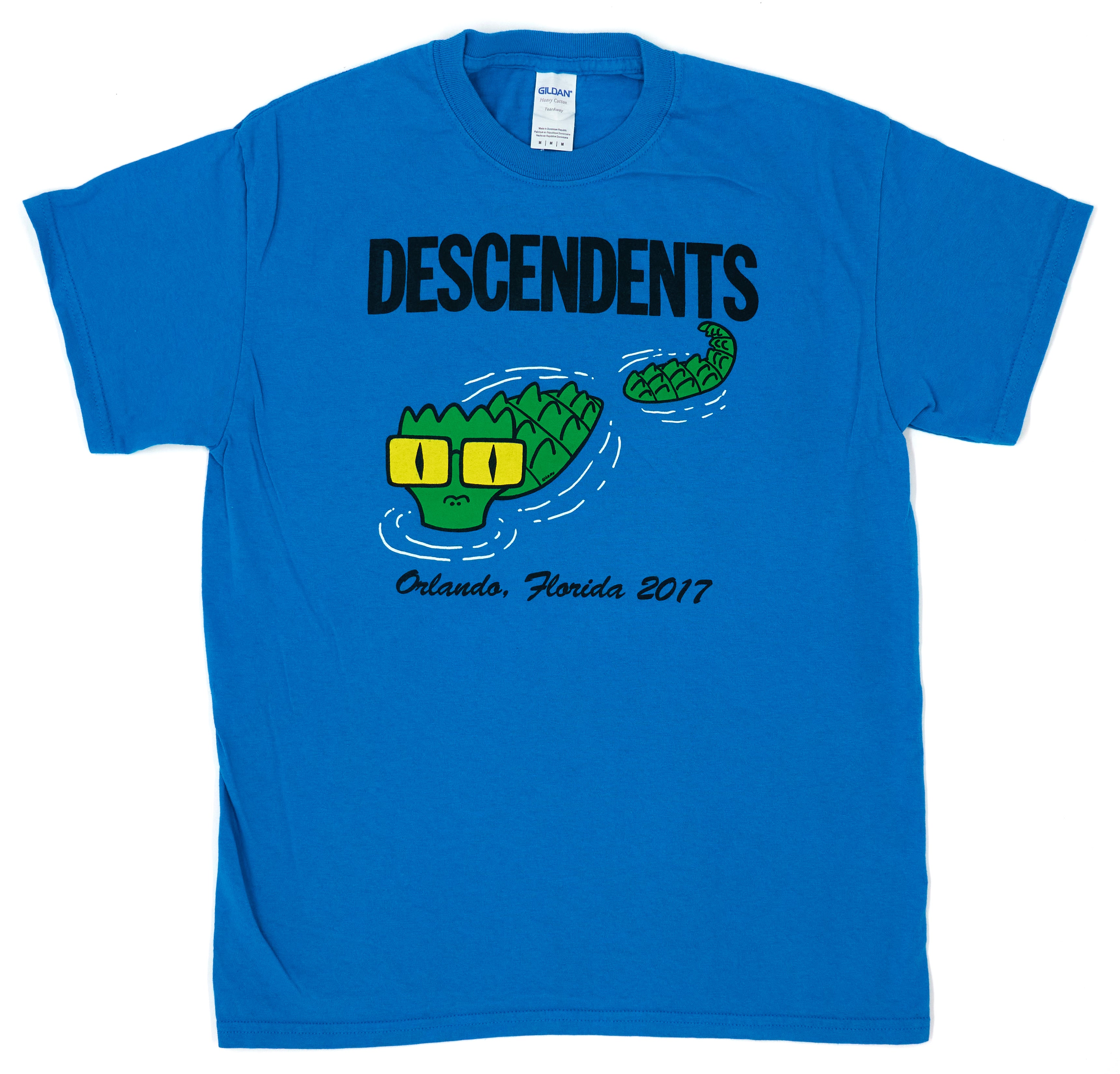 Descendents - Gator Milo Orlando, FL 2017 Tour Shirt Size Medium