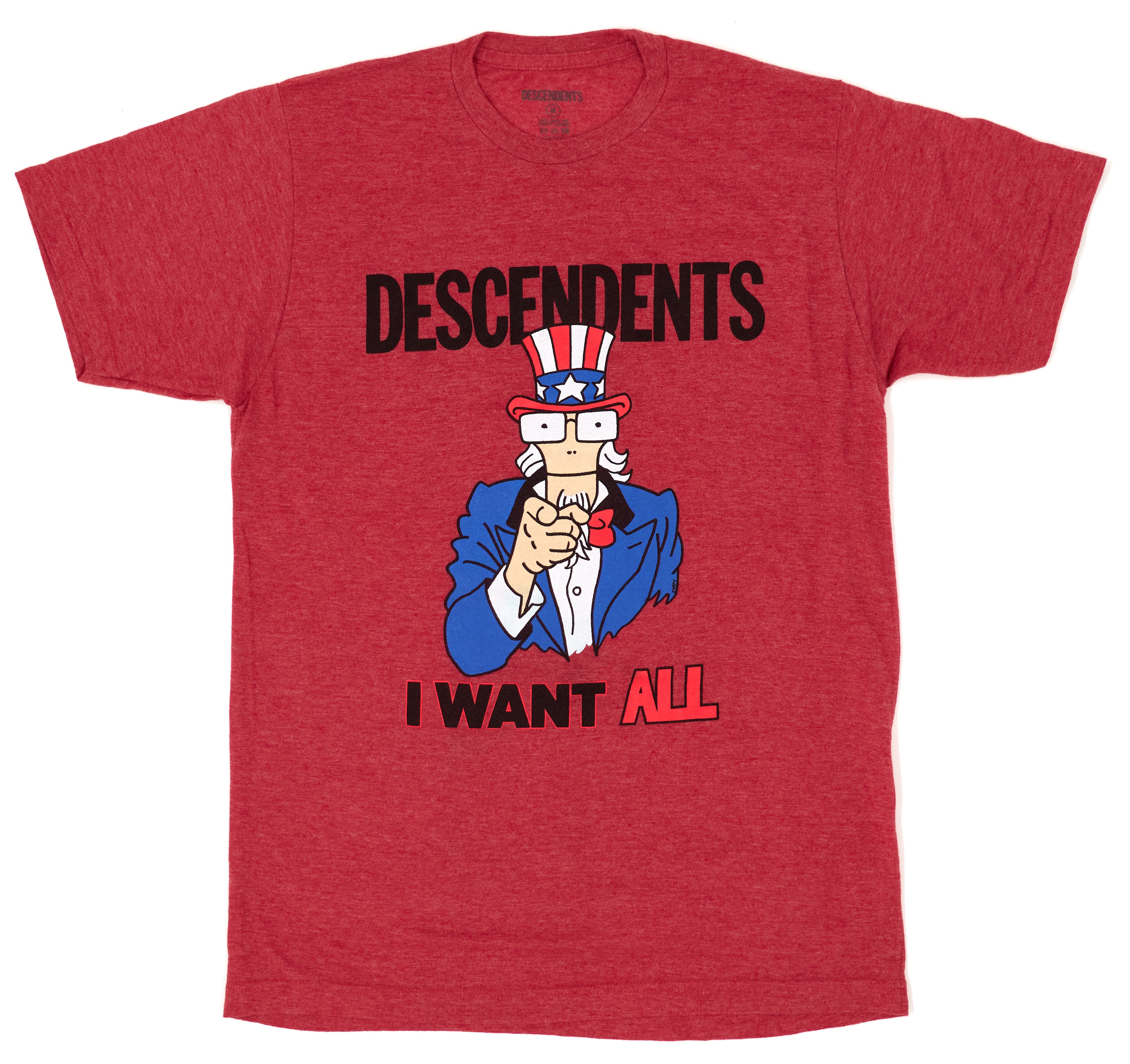 Descendents - I Want ALL Red Shirt Size Medium