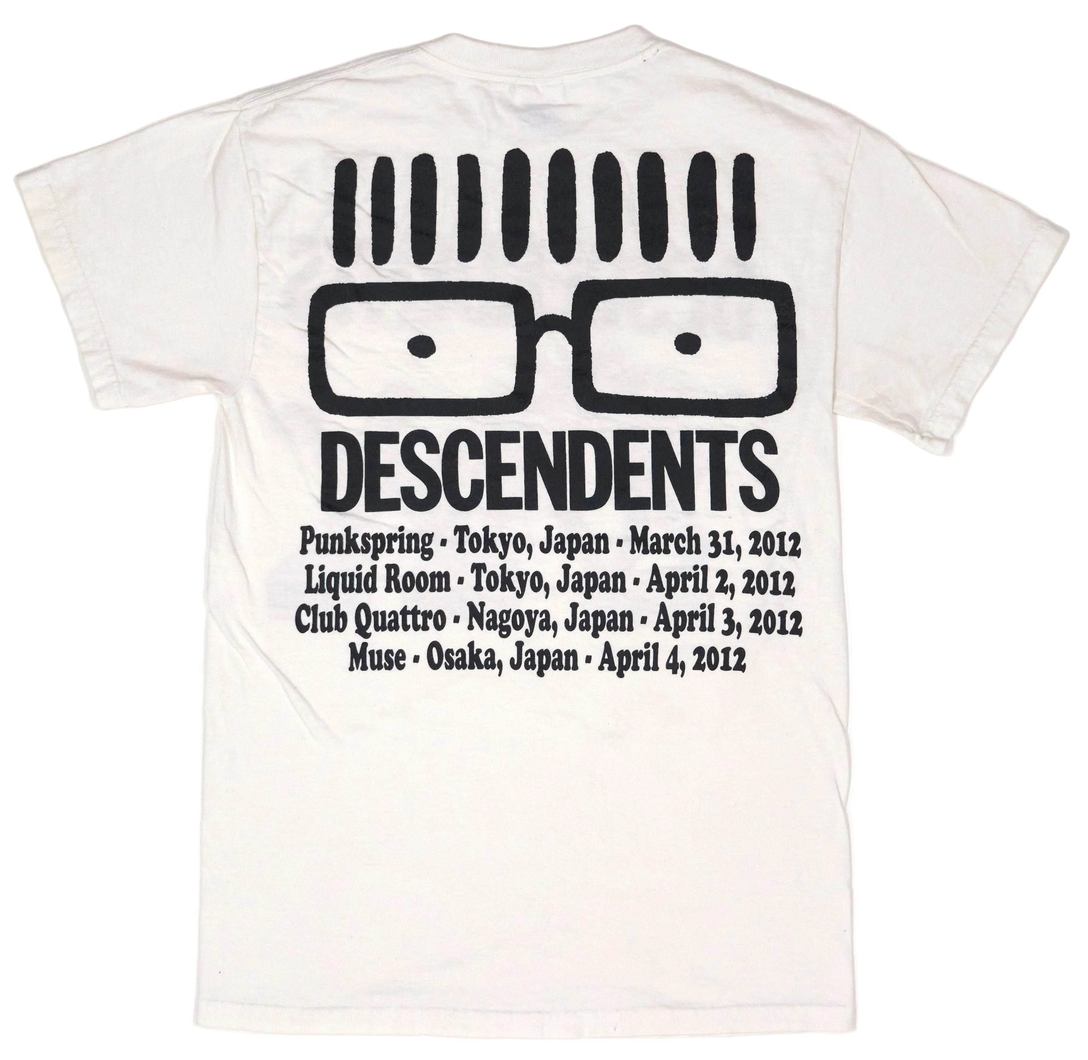 Descendents - Shary Live Japan 2012 Tour Shirt Size Small