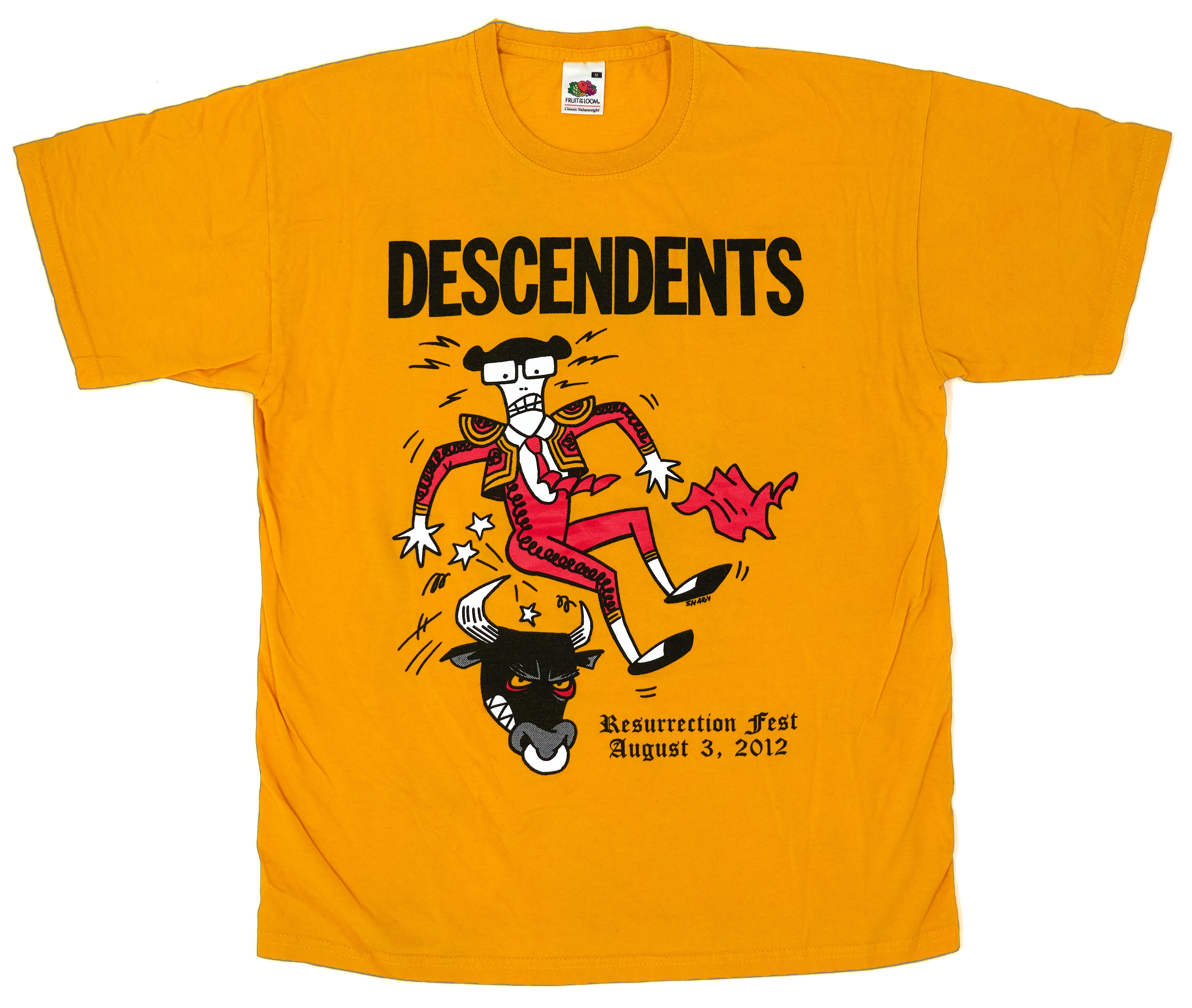 Descendents - Matador Milo Resurrection Fest 2012 Tour Shirt Size Medium