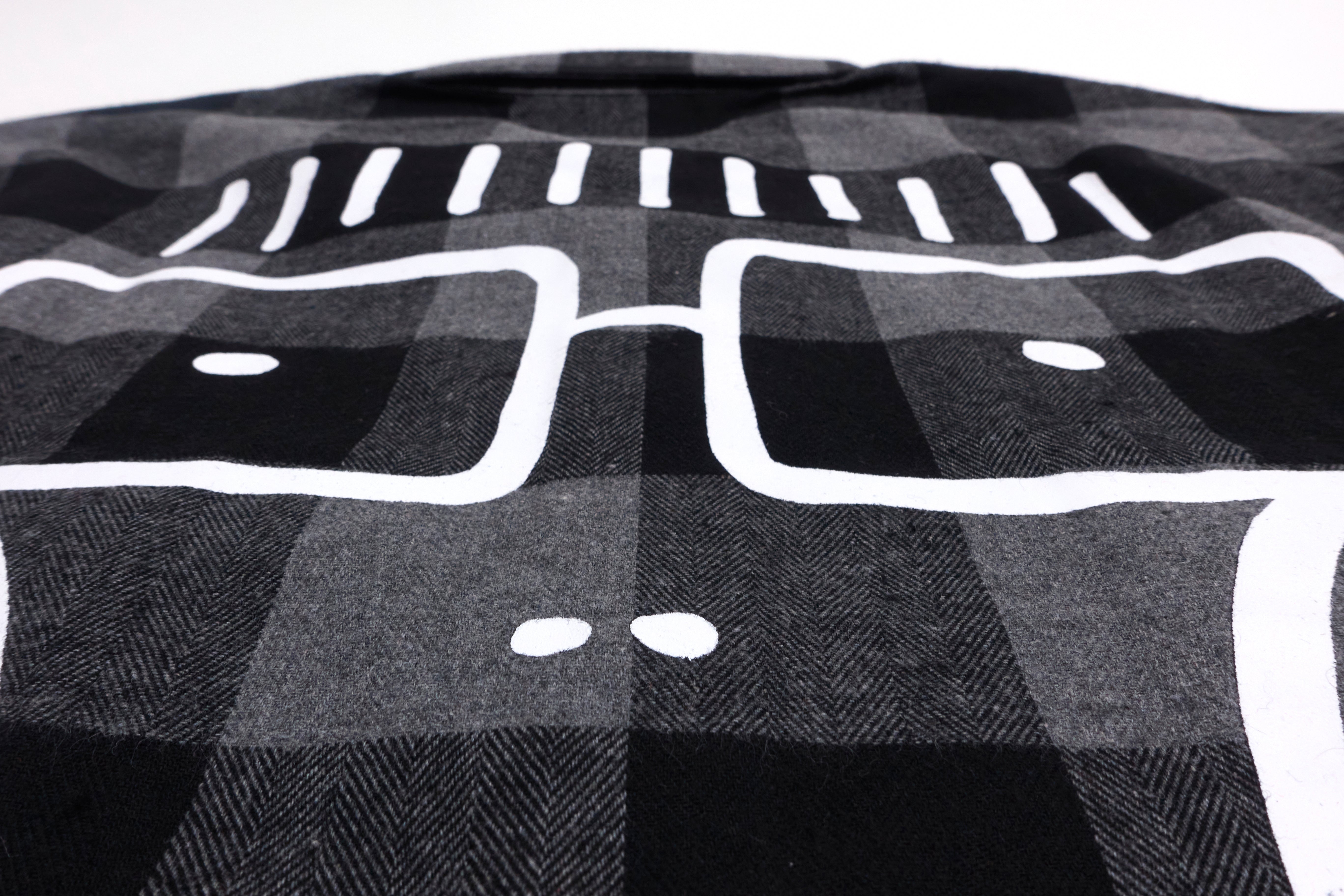 Descendents - Milo Black And Grey Button Up Tour Flannel Shirt Size XL