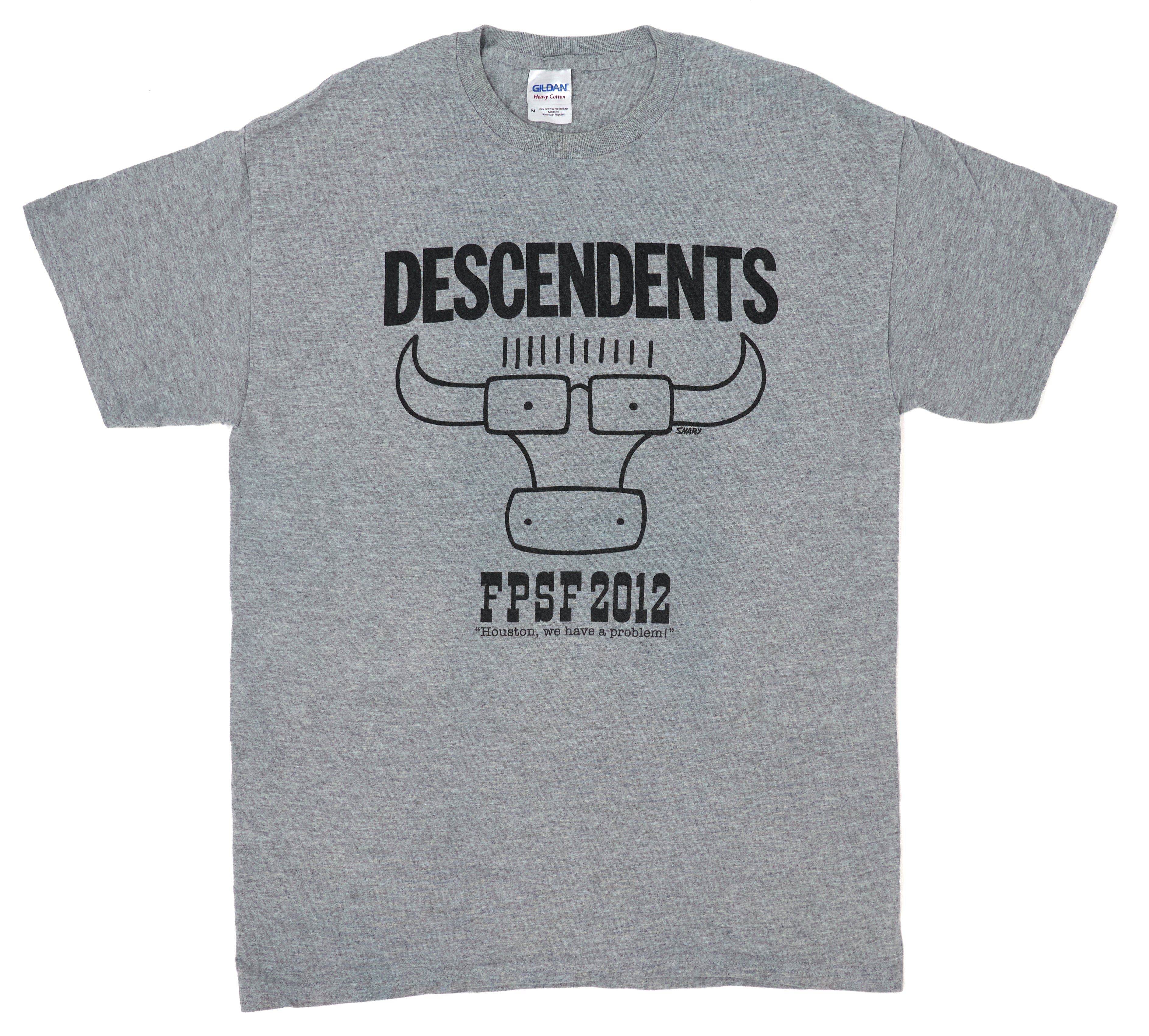 Descendents - Milo Bull FPSF Houston 2012 Tour Shirt Size Medium
