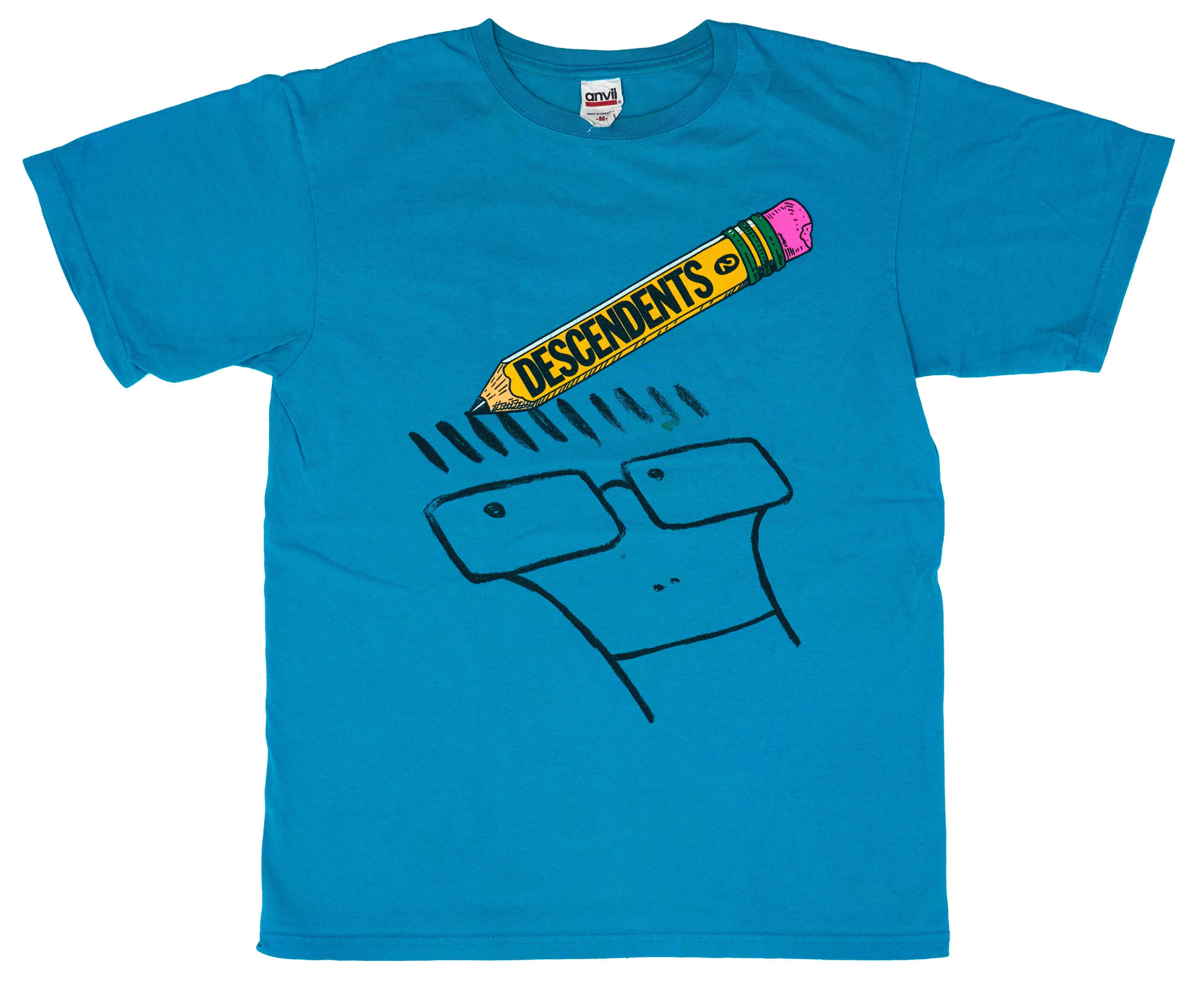 Descendents - Milo Pencil Drawing Tour Shirt Size Medium