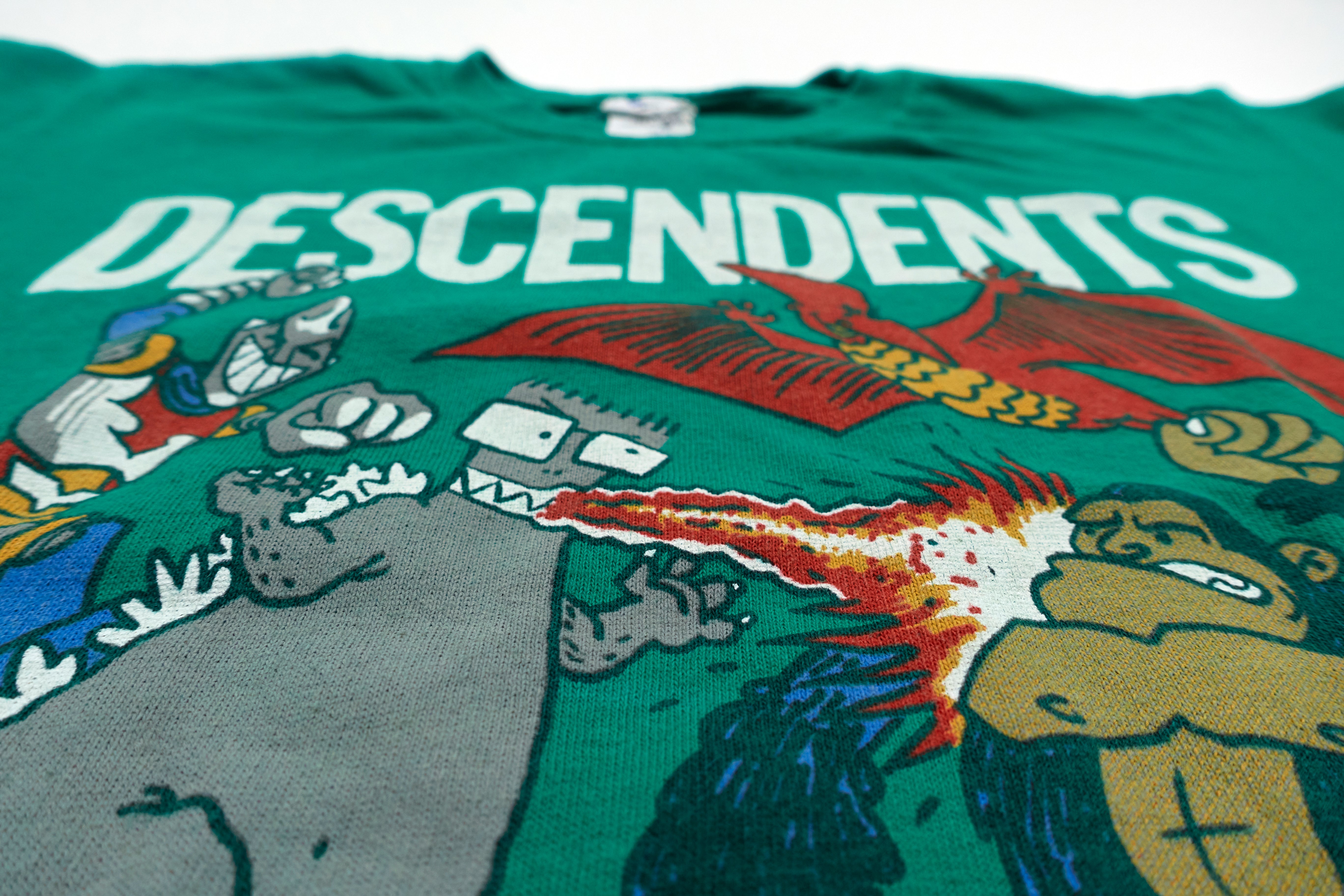 Descendents - Nerd Total Attack Japan 2012 Tour Shirt Size Youth Large