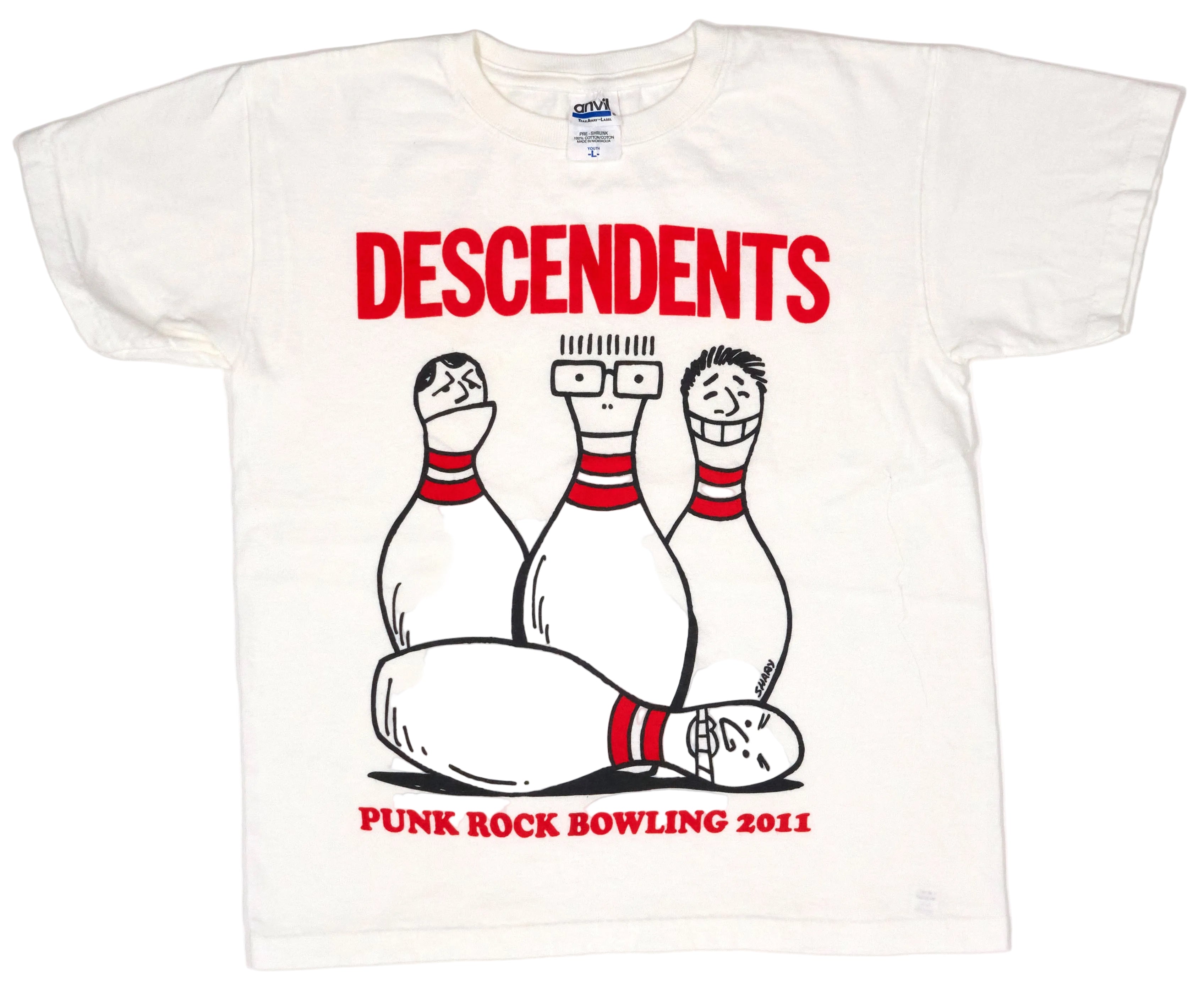 Descendents - Punk Rock Bowling 2011 Tour Shirt Size Youth Large