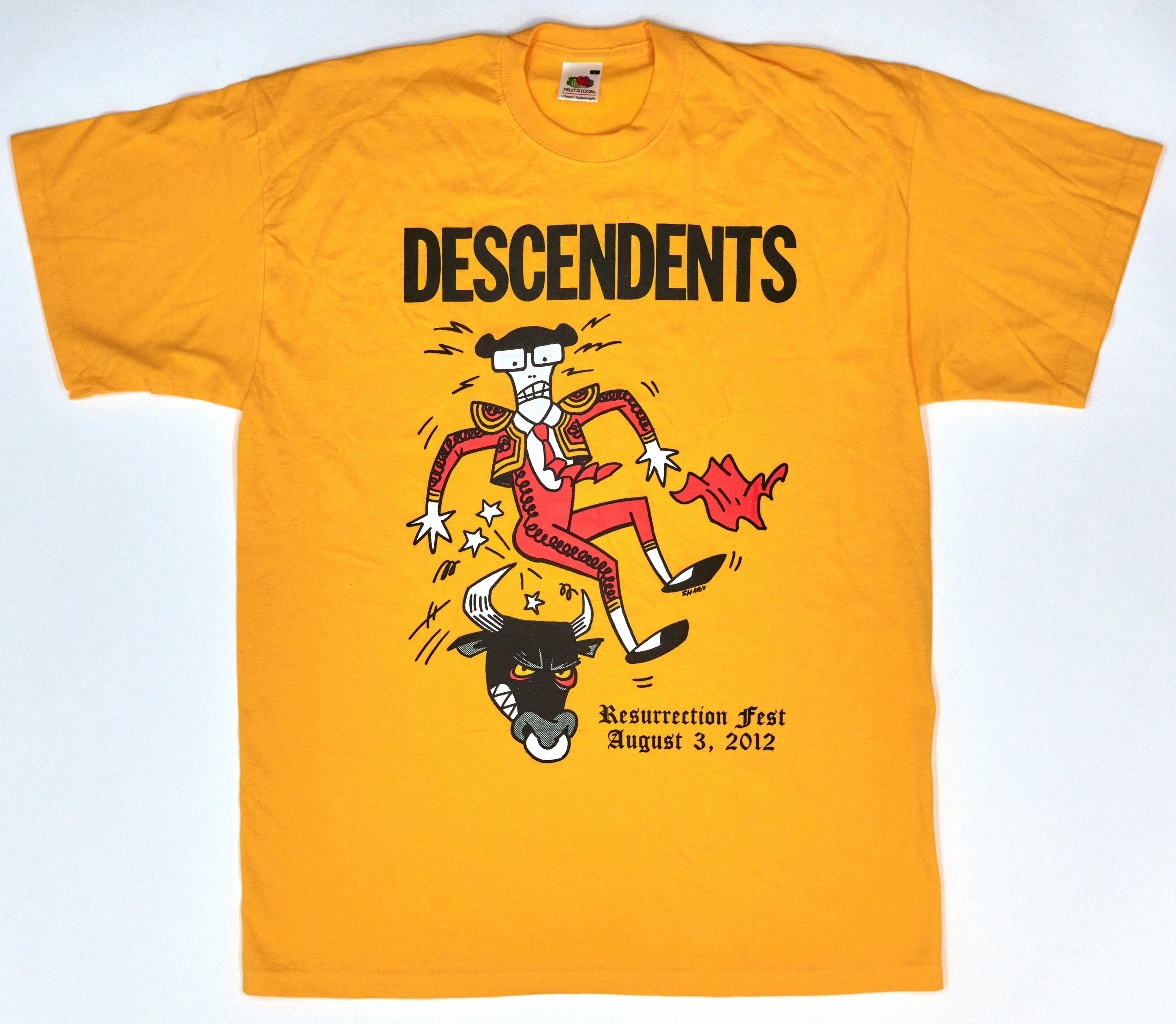 Descendents - Resurrection Fest 2012 Tour Shirt Size Large