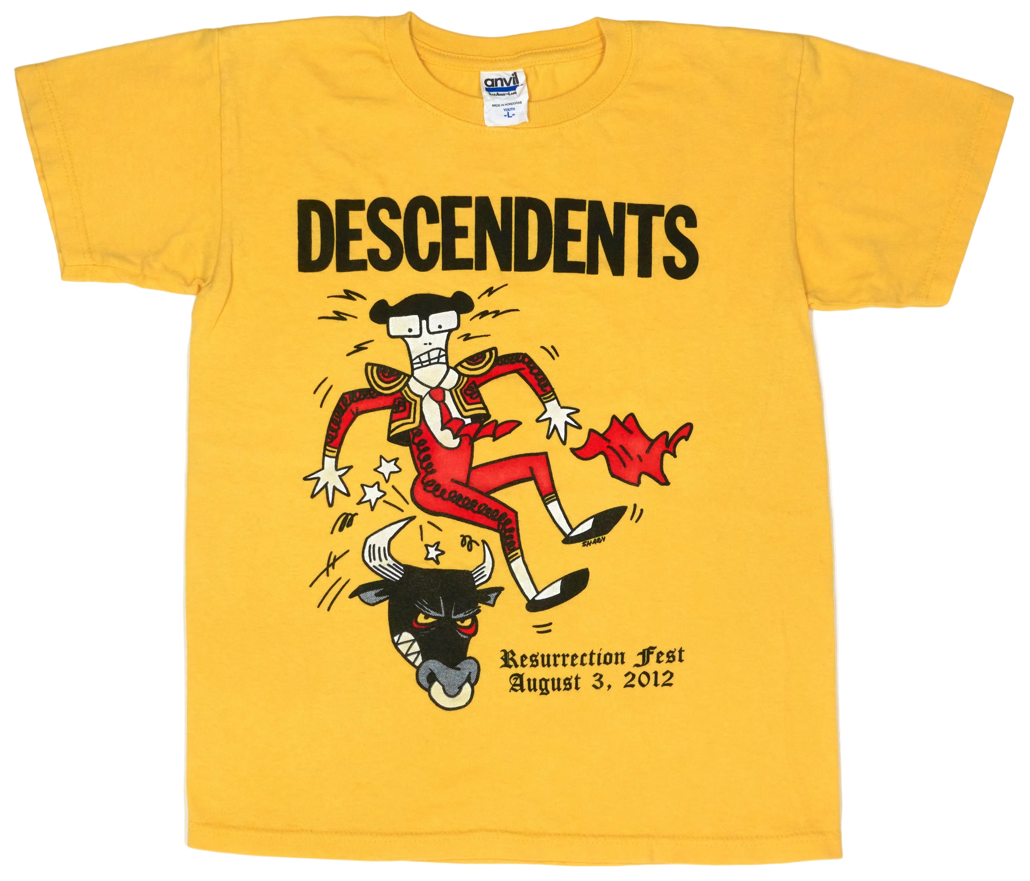 Descendents - Resurrection Fest 2012 Tour Shirt Size Youth Large