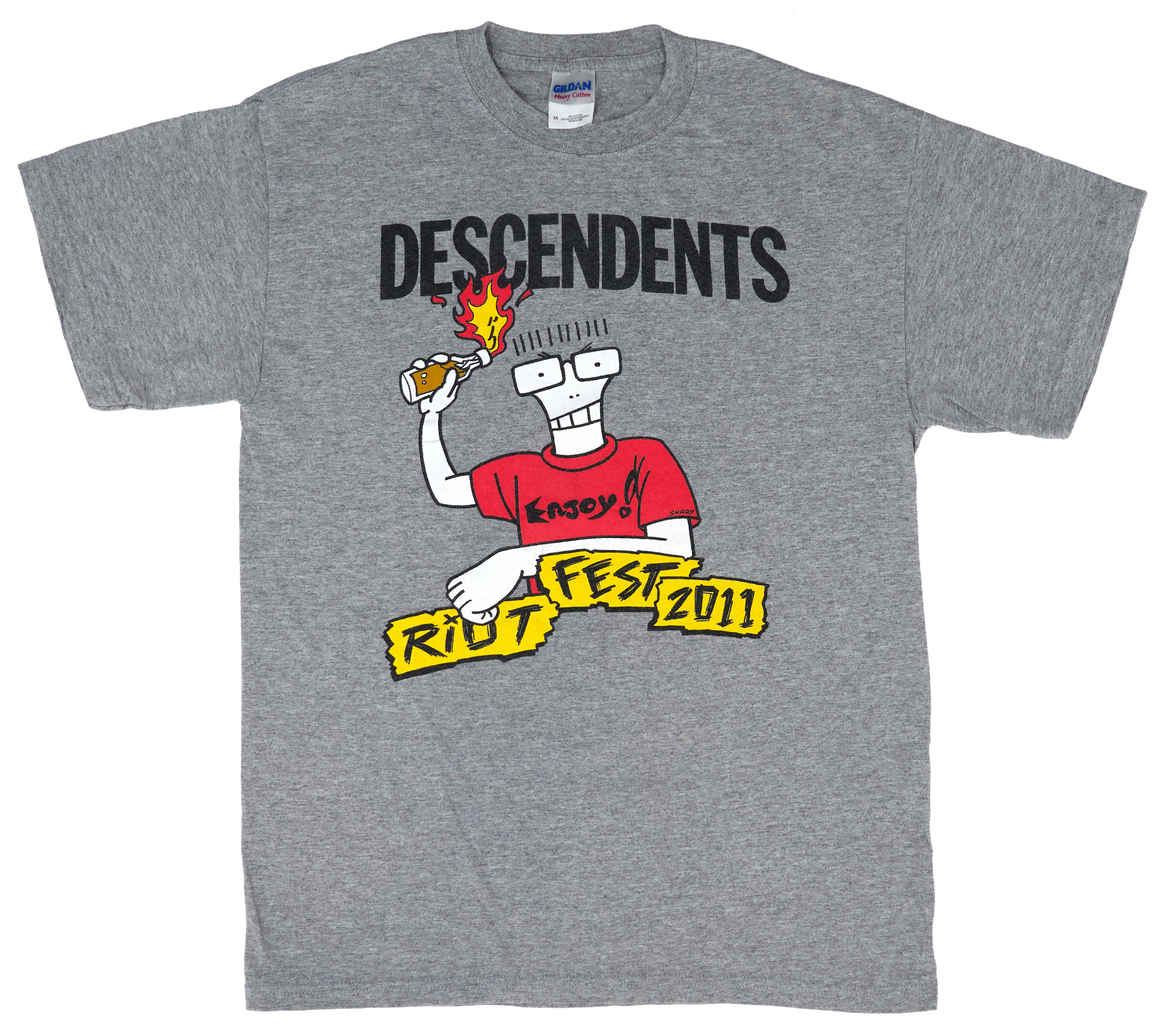 Descendents - Riot Fest Chicago 2011 Tour Shirt Size Medium