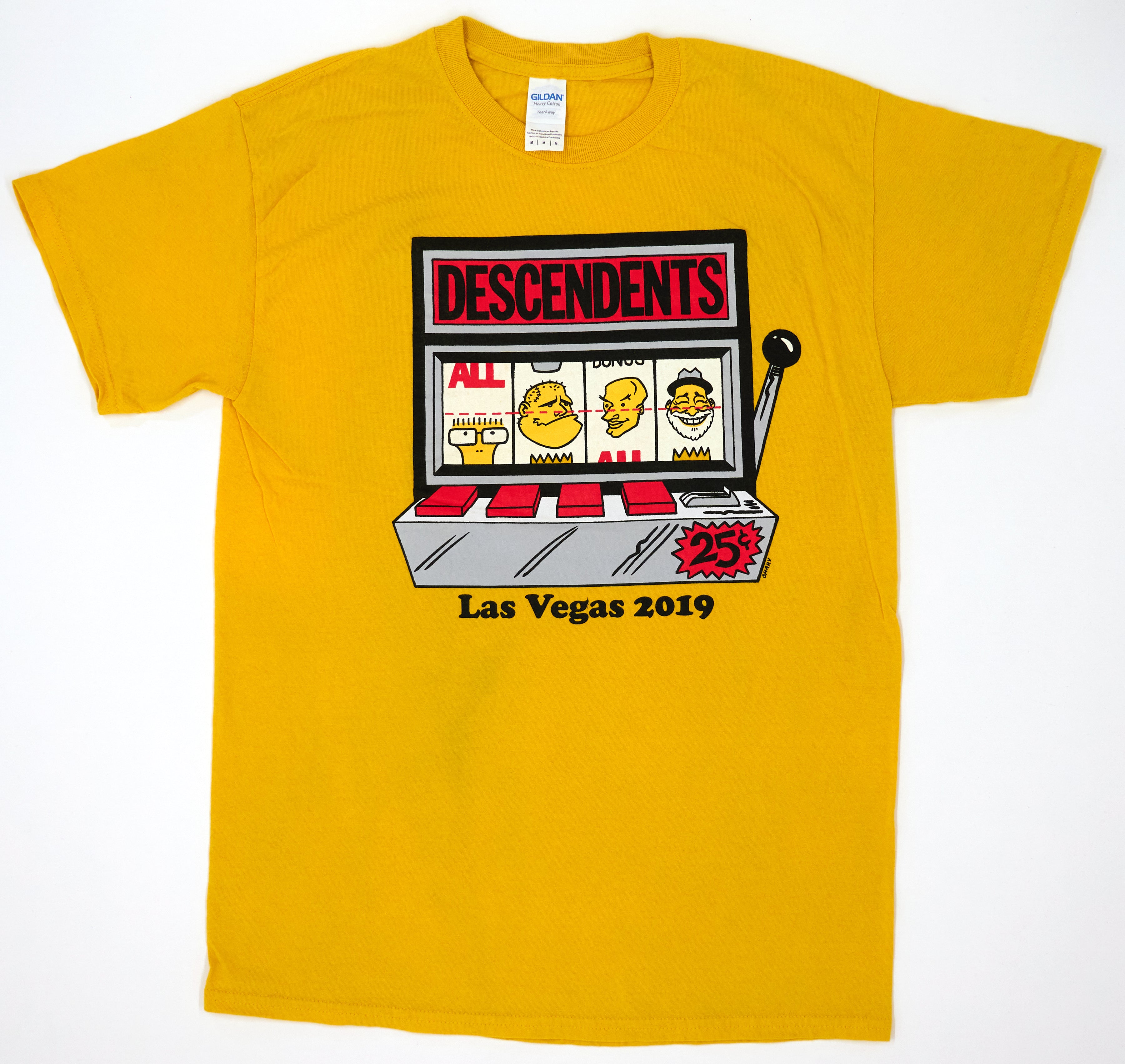 Descendents - Slot Machine Las Vegas, NV 2019 Tour Shirt Size Medium